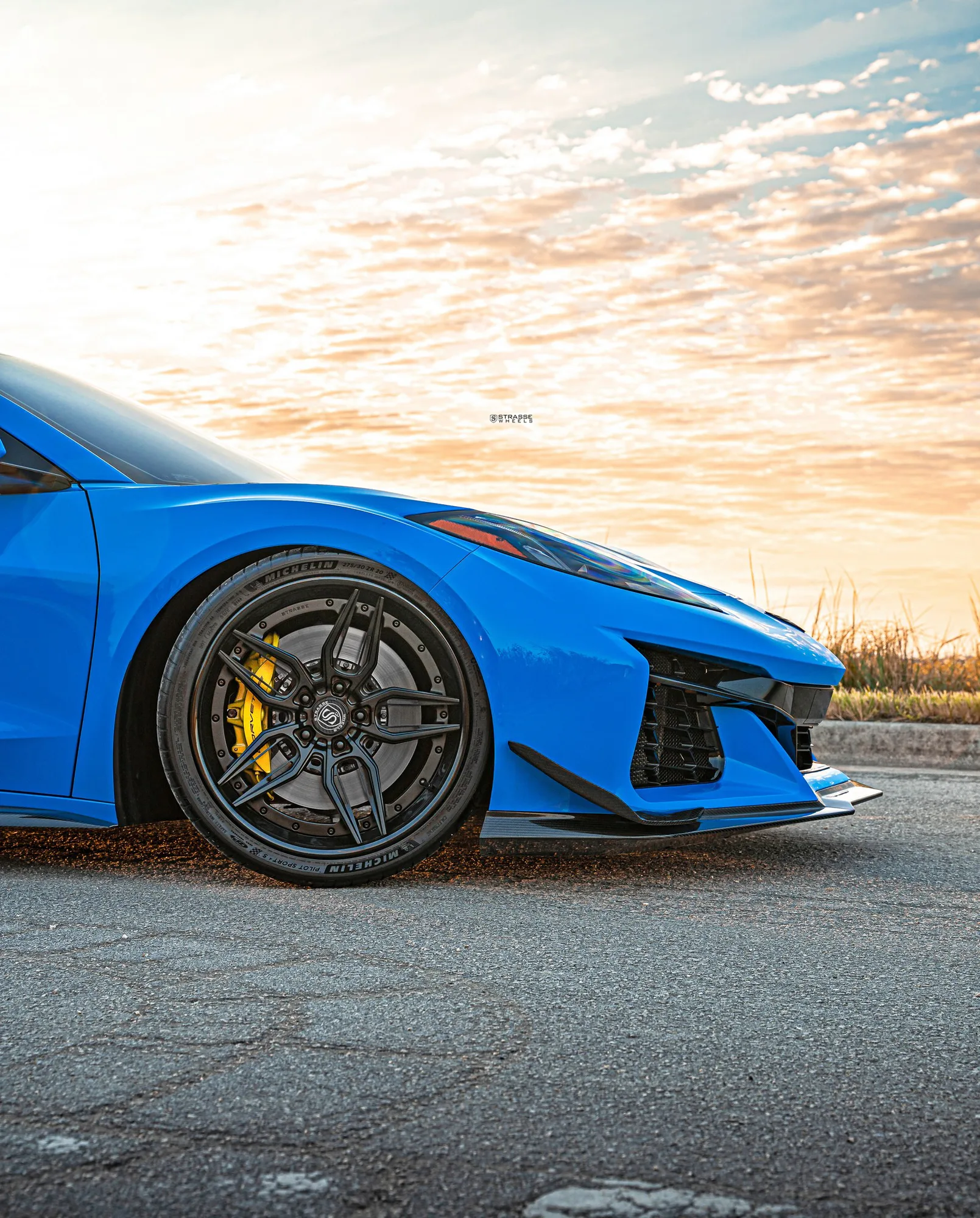 Strasse SV4-RS Deep Concave FS on Chevrolet Corvette C8, photo 11