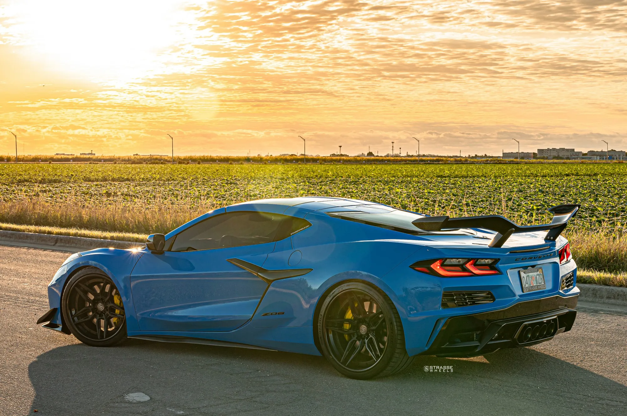 Strasse SV4-RS Deep Concave FS on Chevrolet Corvette C8, photo 6