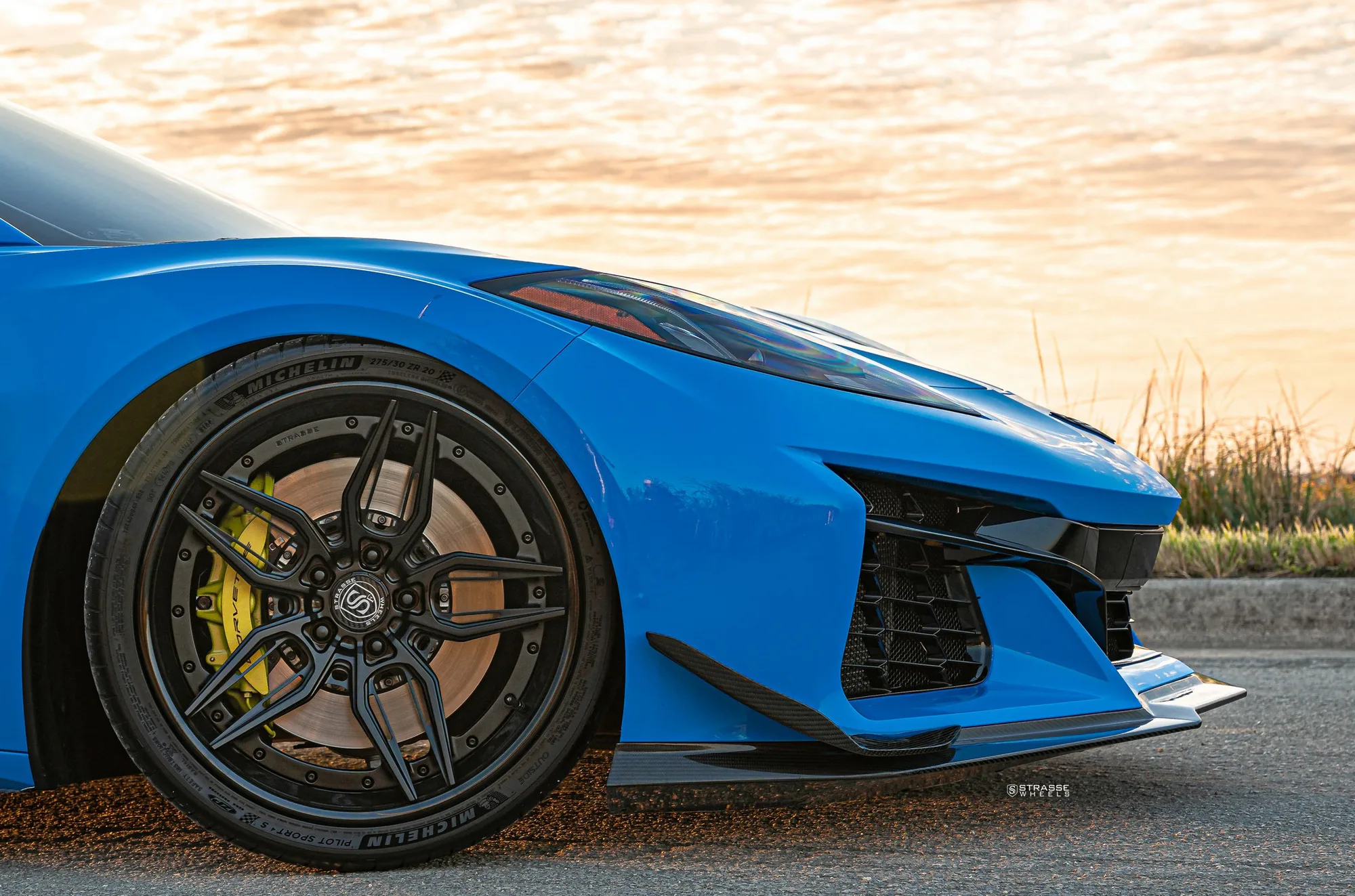 Strasse SV4-RS Deep Concave FS on Chevrolet Corvette C8, photo 3