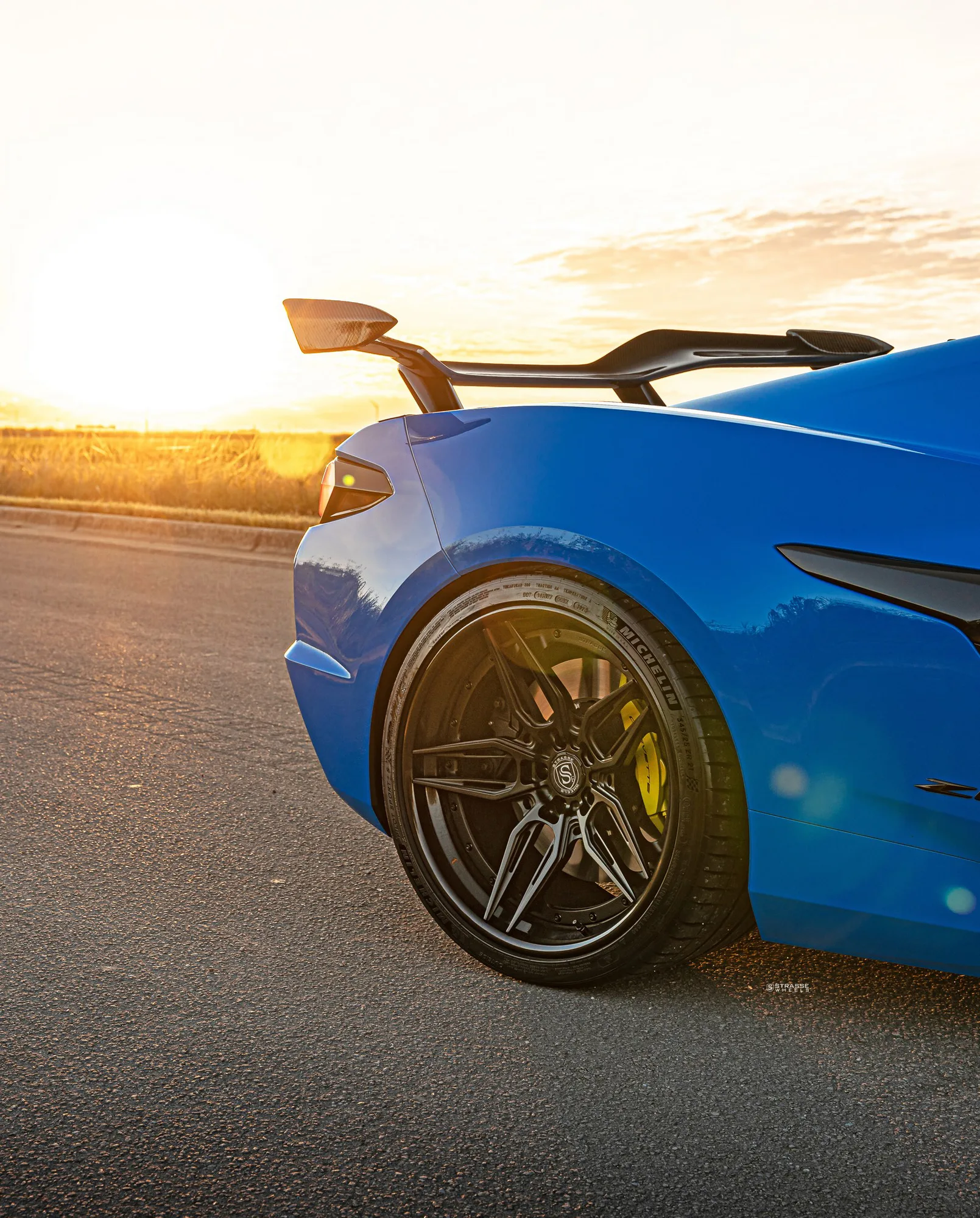 Strasse SV4-RS Deep Concave FS on Chevrolet Corvette C8, photo 12