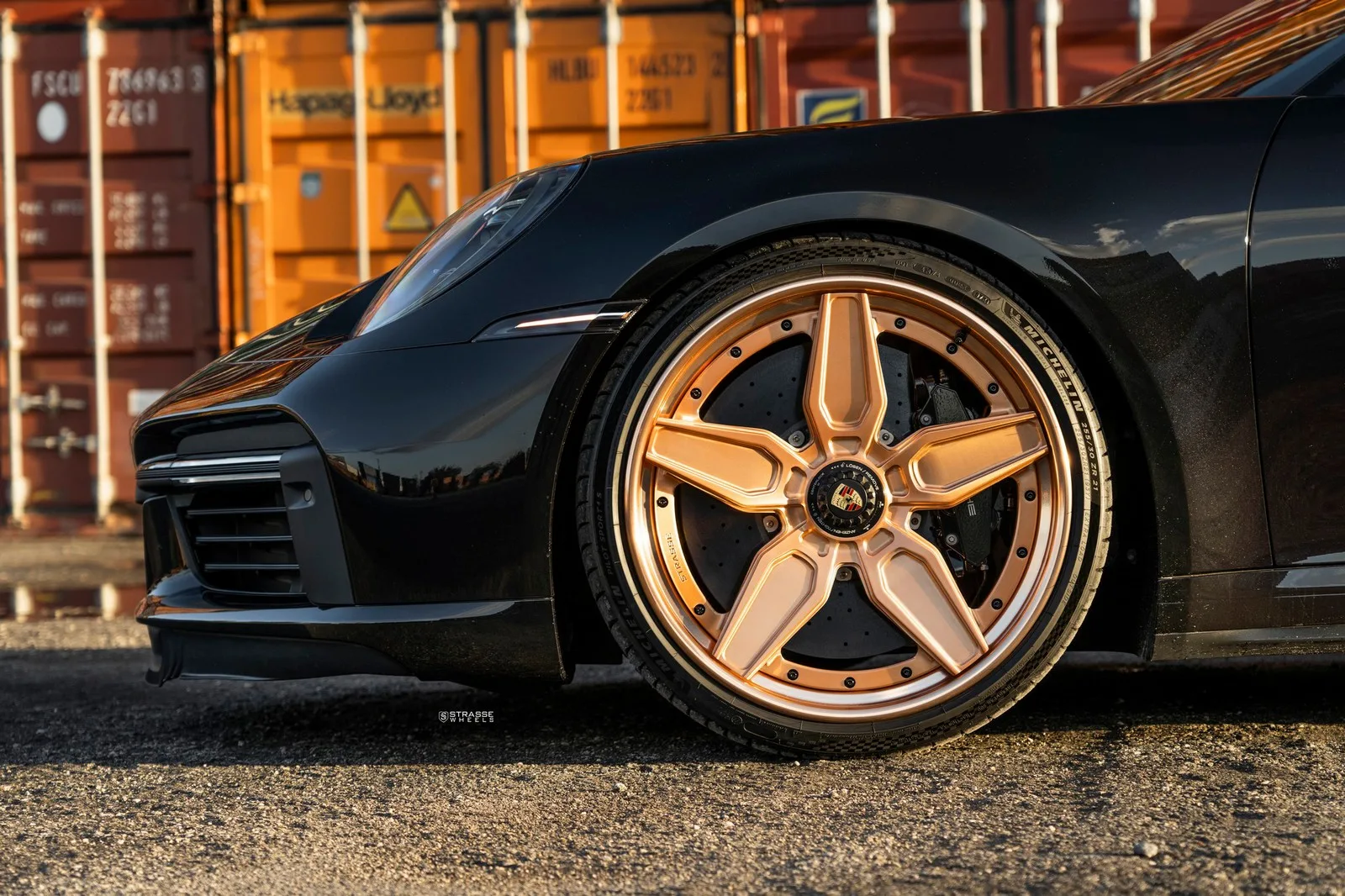 Strasse SV4S Deep Concave FS on Porsche 911 992.1, photo 5
