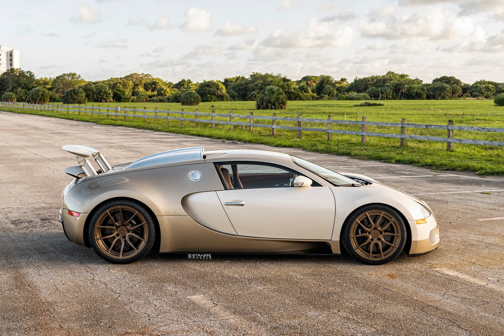 Strasse SV5 Deep Concave Duoblock on Bugatti Veyron, photo 5