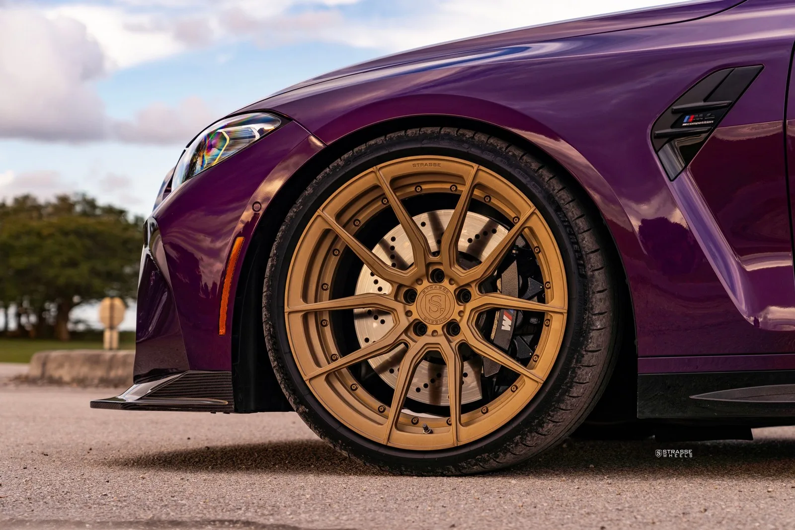 Strasse SV5 Deep Concave Duoblocks on BMW M4 G82.2, photo 10