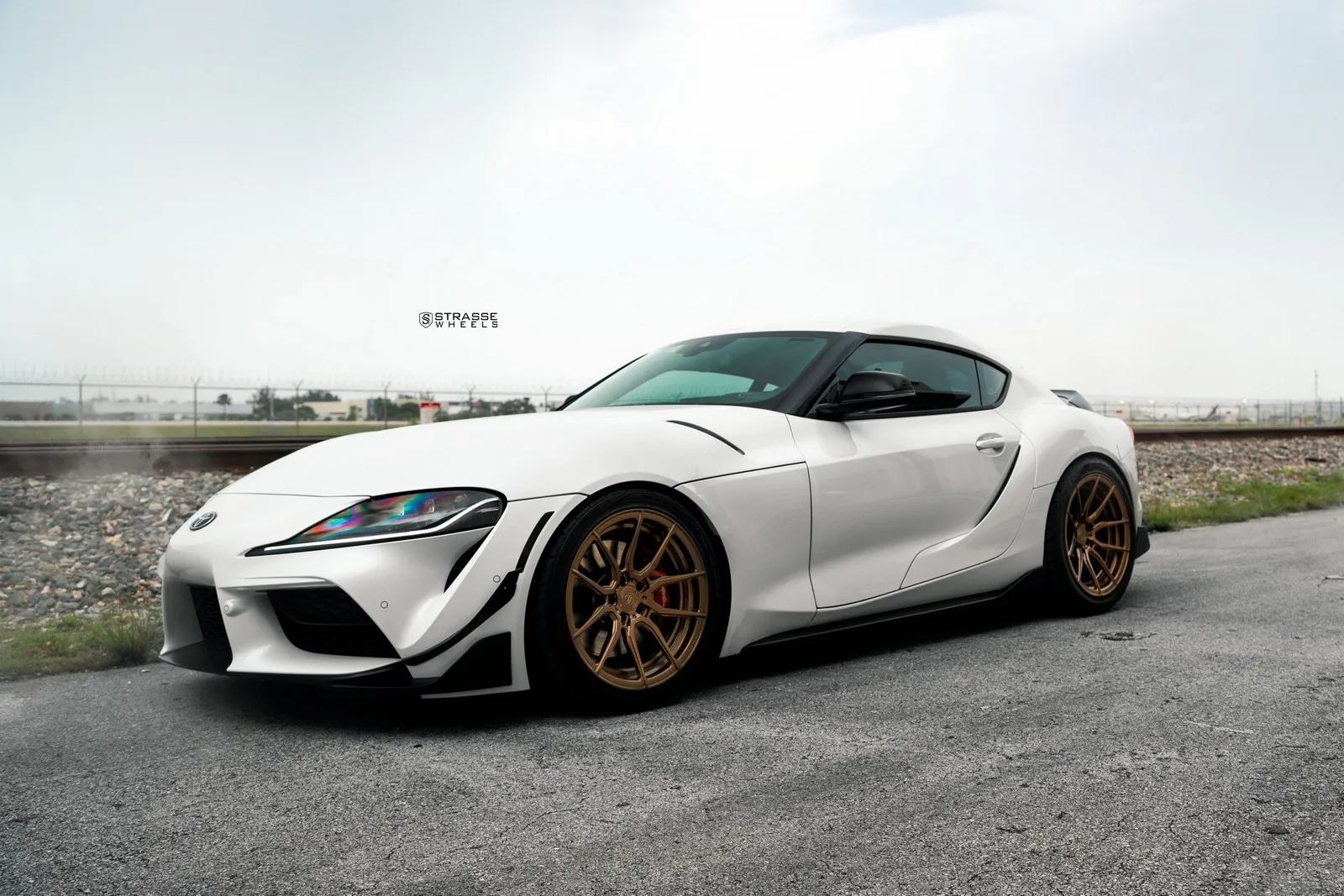 Strasse SV5 Deep Concave Duoblocks on Toyota Supra A90