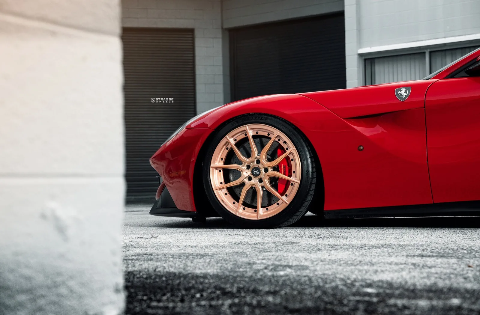 Strasse SV5 Deep Concave Duoblocks on Ferrari F12 F152, photo 2