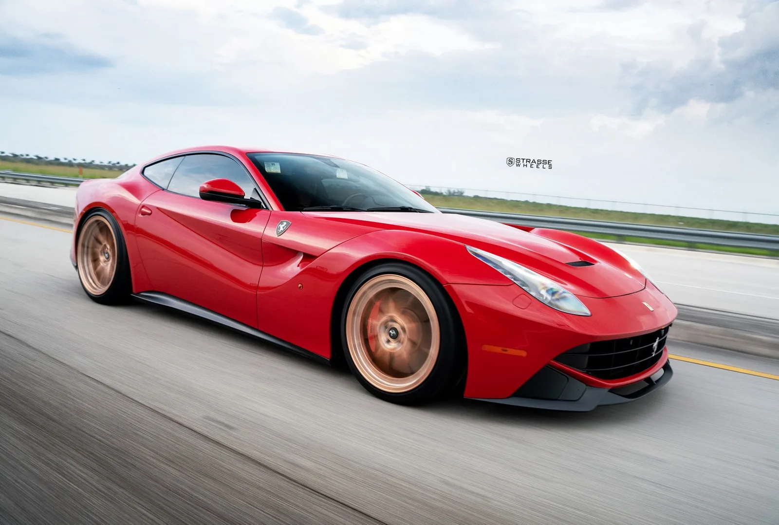 Strasse SV5 Deep Concave Duoblocks on Ferrari F12 F152, photo 3