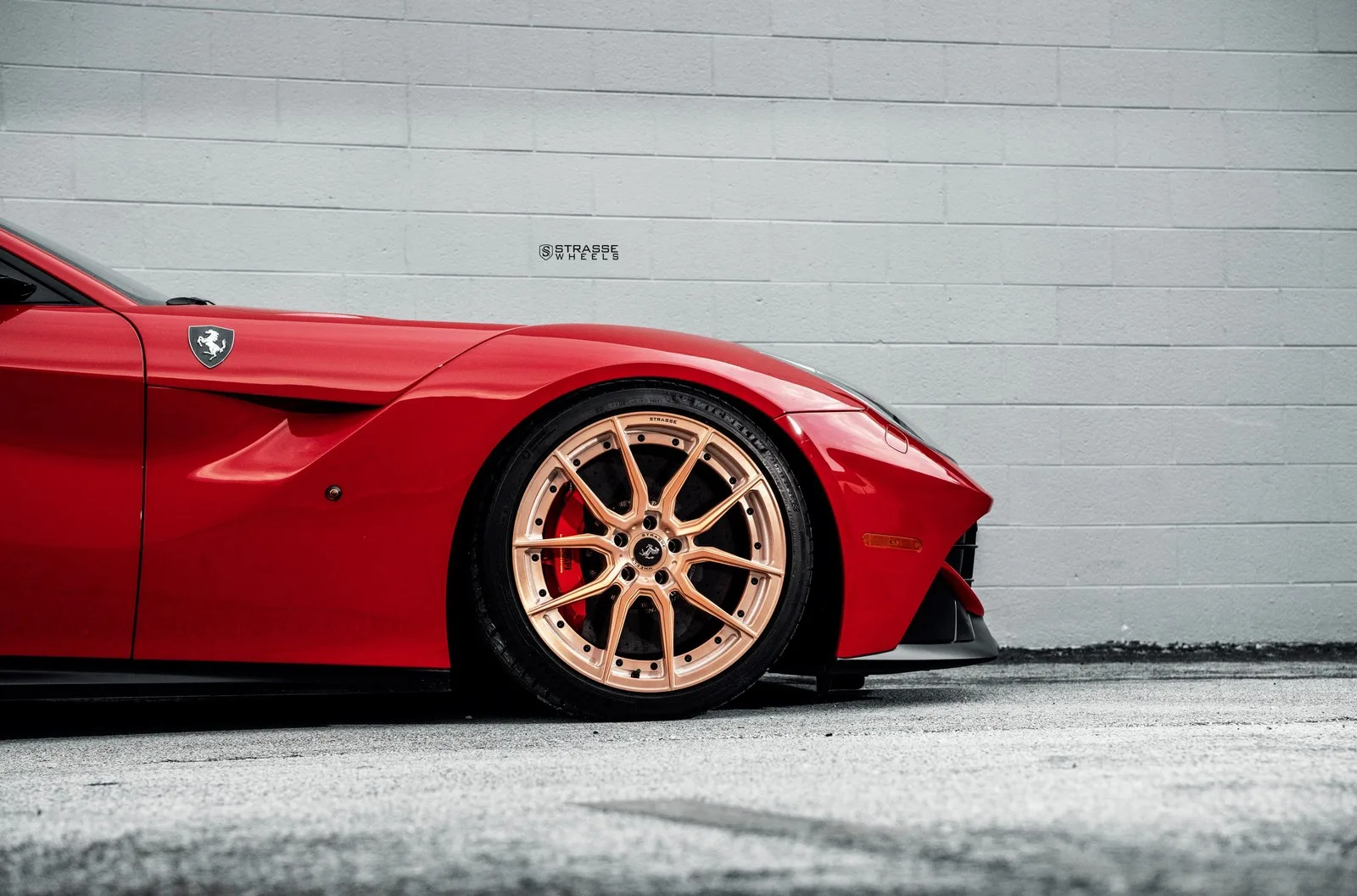 Strasse SV5 Deep Concave Duoblocks on Ferrari F12 F152, photo 8