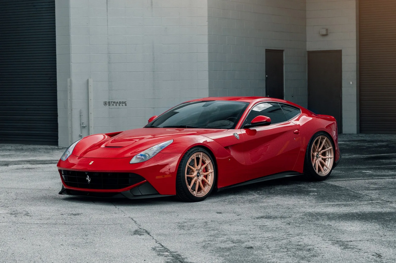 Strasse SV5 Deep Concave Duoblocks on Ferrari F12 F152, photo 4