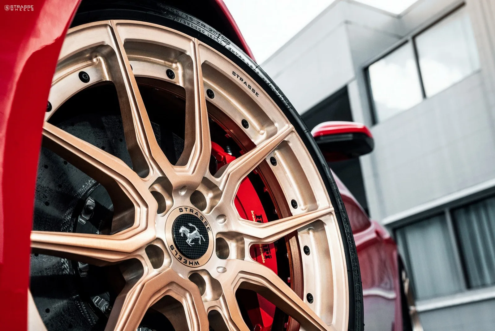 Strasse SV5 Deep Concave Duoblocks on Ferrari F12 F152, photo 5