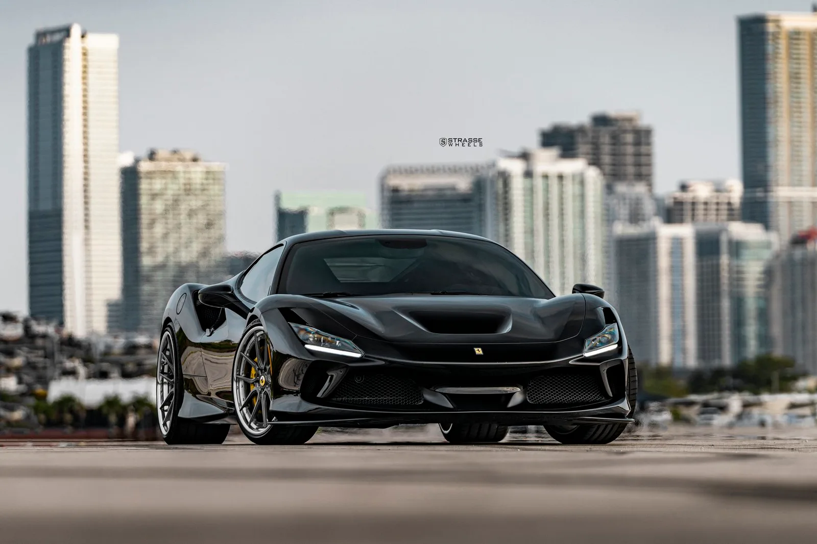 Strasse SV5 Deep Concave FS on Ferrari F8 F142MFL, photo 9