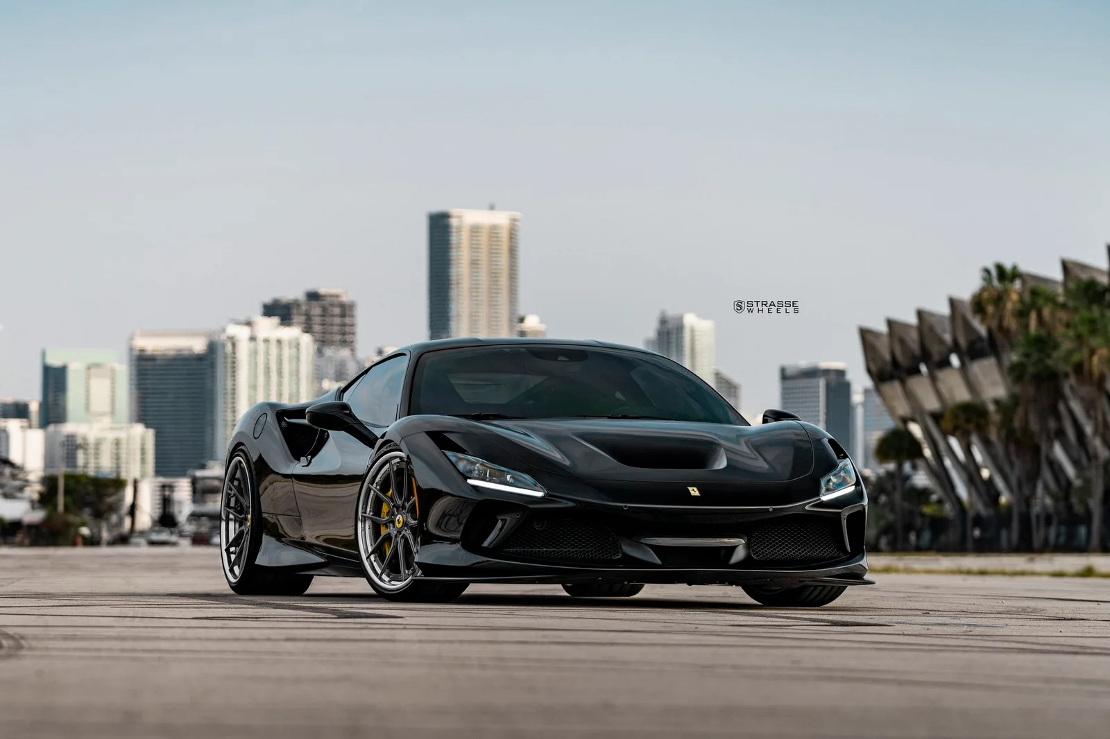 Strasse SV5 Deep Concave FS on Ferrari F8 F142MFL, photo 8