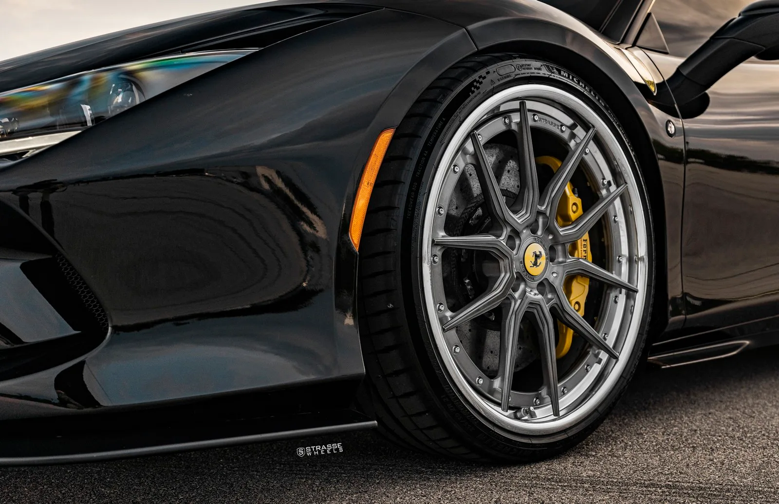 Strasse SV5 Deep Concave FS on Ferrari F8 F142MFL, photo 10
