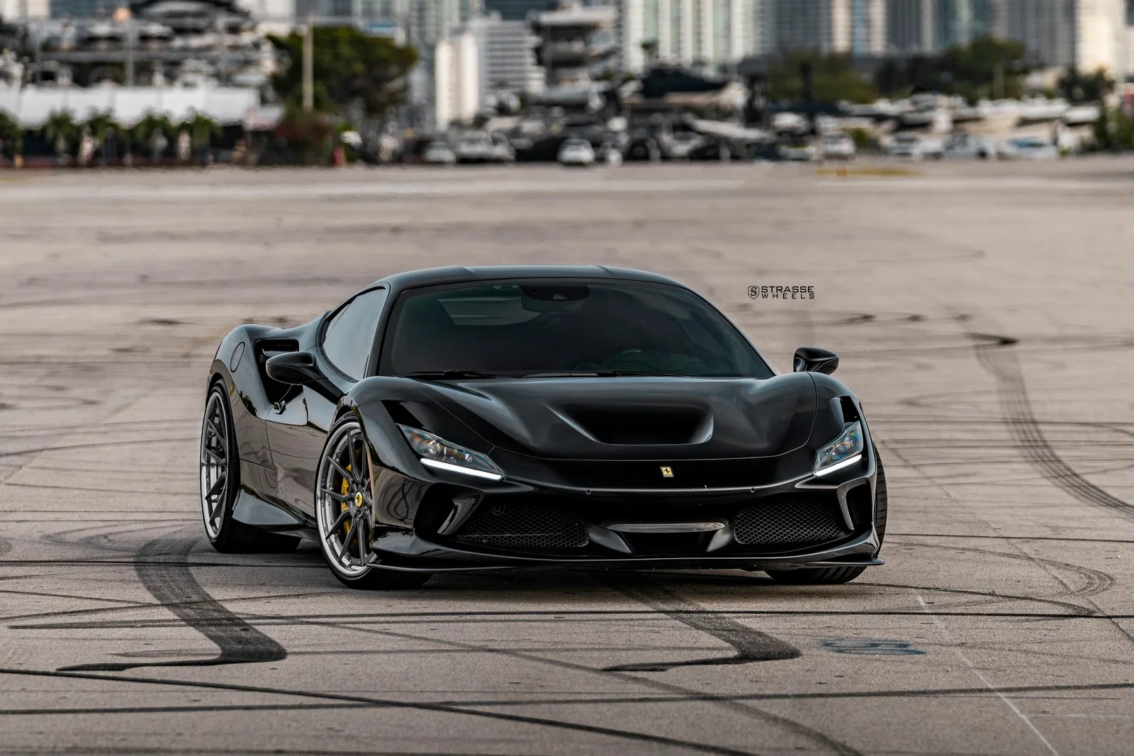 Strasse SV5 Deep Concave FS on Ferrari F8 F142MFL, photo 7