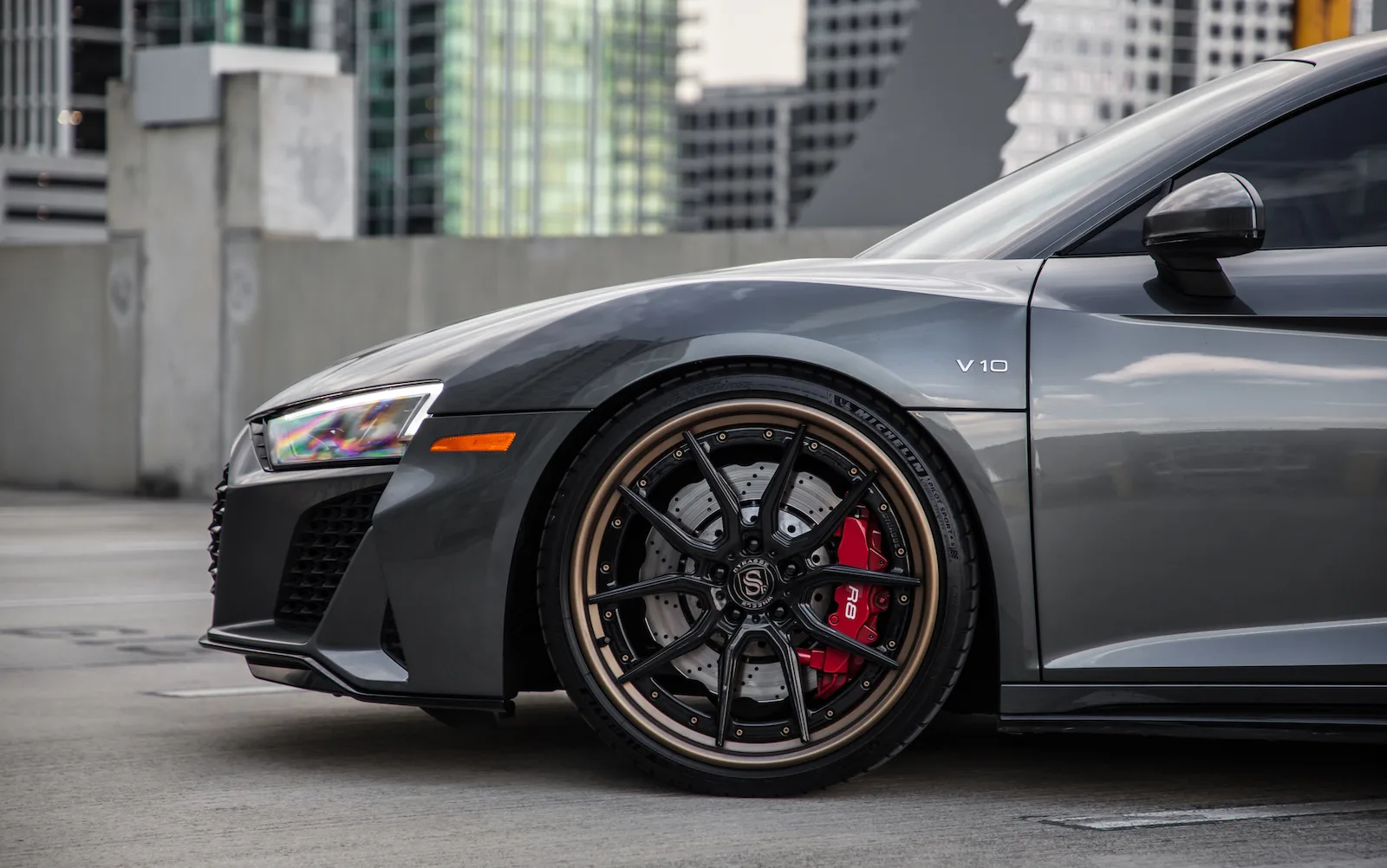 Strasse SV5 Deep Concave FS on Audi R8 Type 4S.2, photo 9