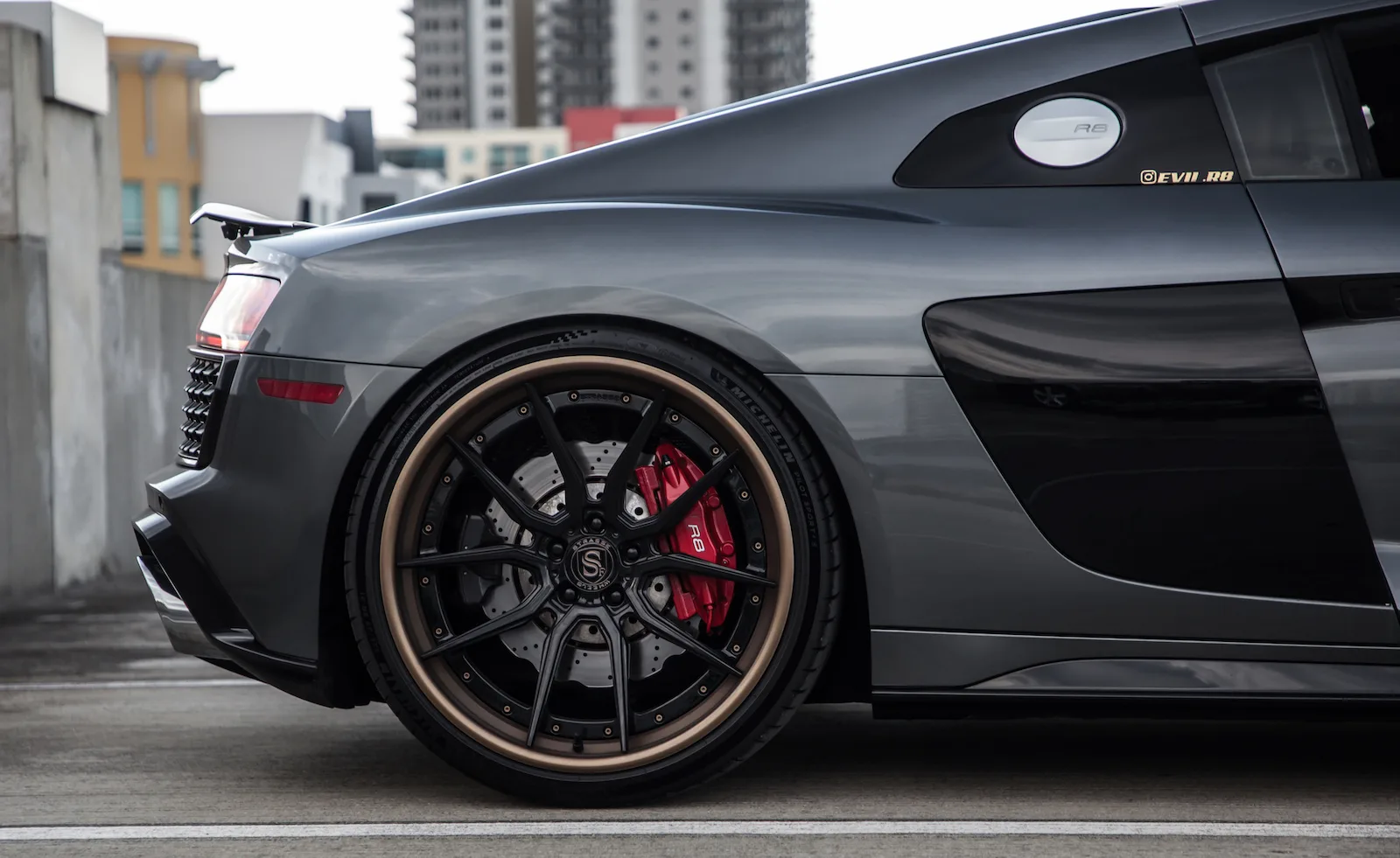 Strasse SV5 Deep Concave FS on Audi R8 Type 4S.2, photo 6
