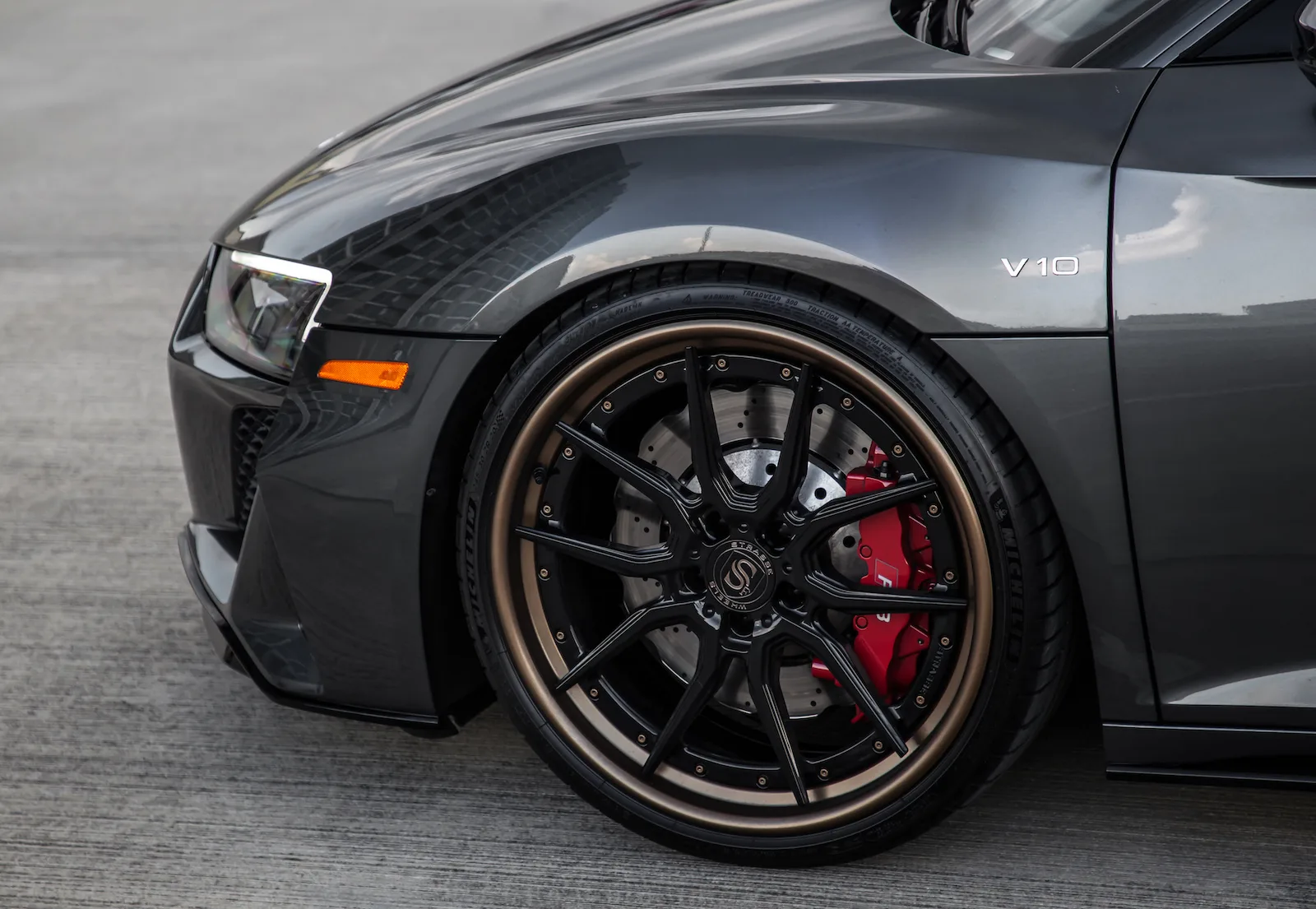 Strasse SV5 Deep Concave FS on Audi R8 Type 4S.2, photo 11