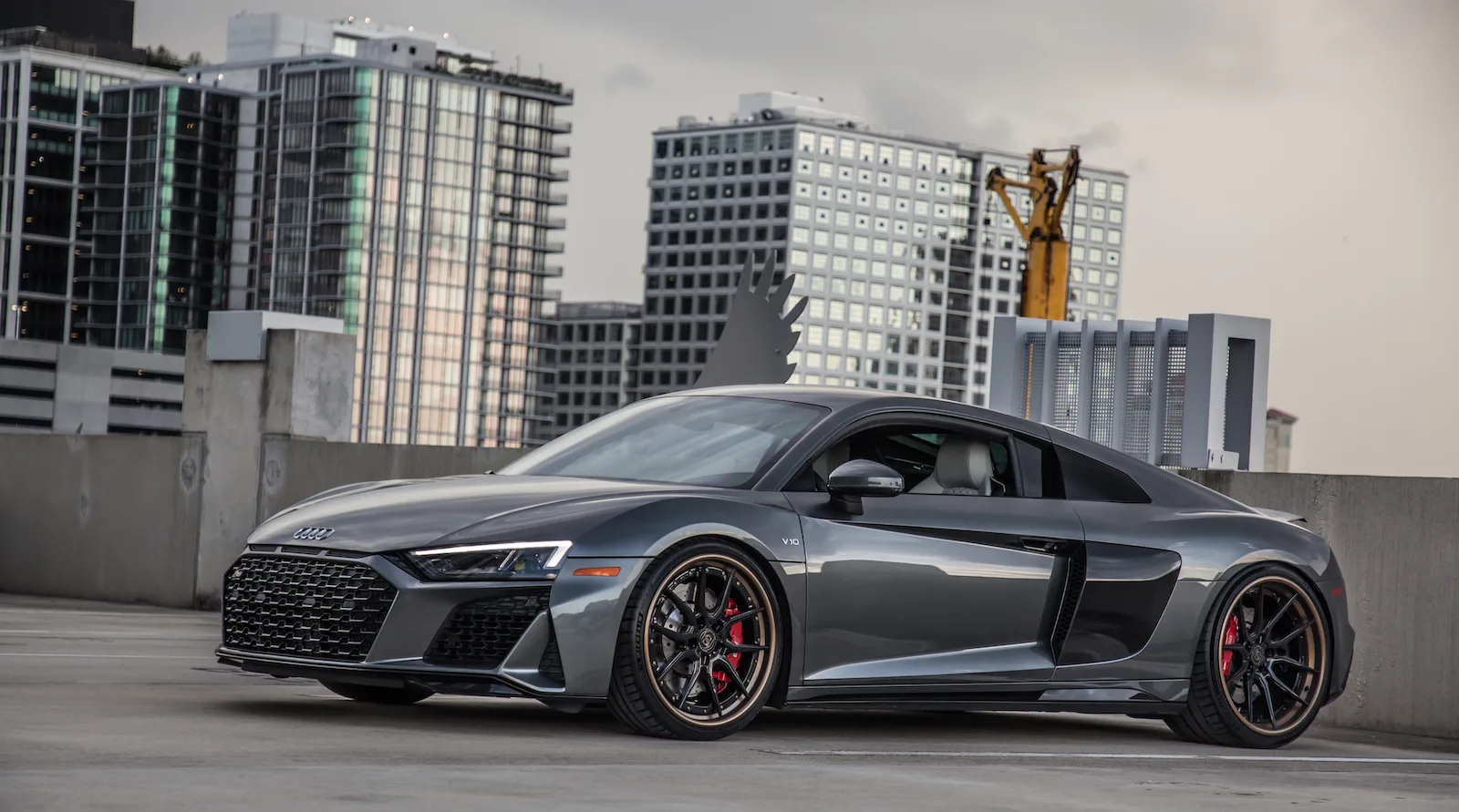 Strasse SV5 Deep Concave FS on Audi R8 Type 4S.2, photo 3