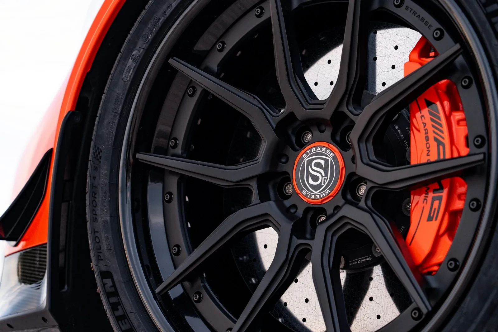 Strasse SV5 Deep Concave FS on Mercedes-Benz AMG GT C190.2, photo 8
