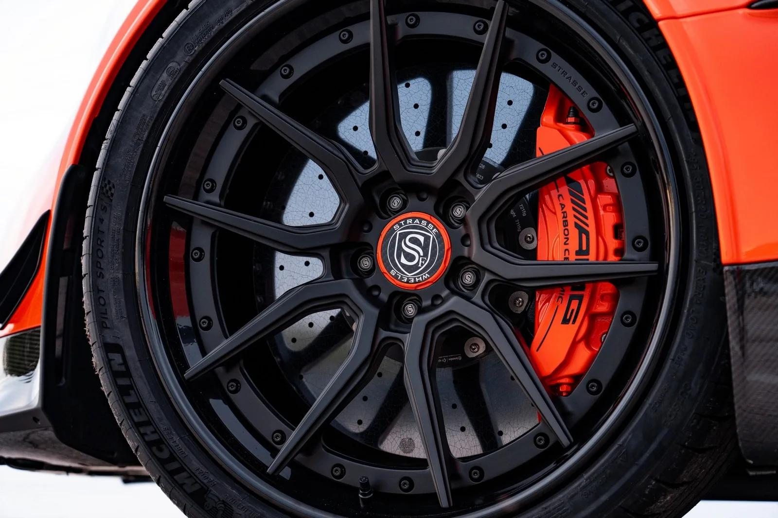 Strasse SV5 Deep Concave FS on Mercedes-Benz AMG GT C190.2, photo 9