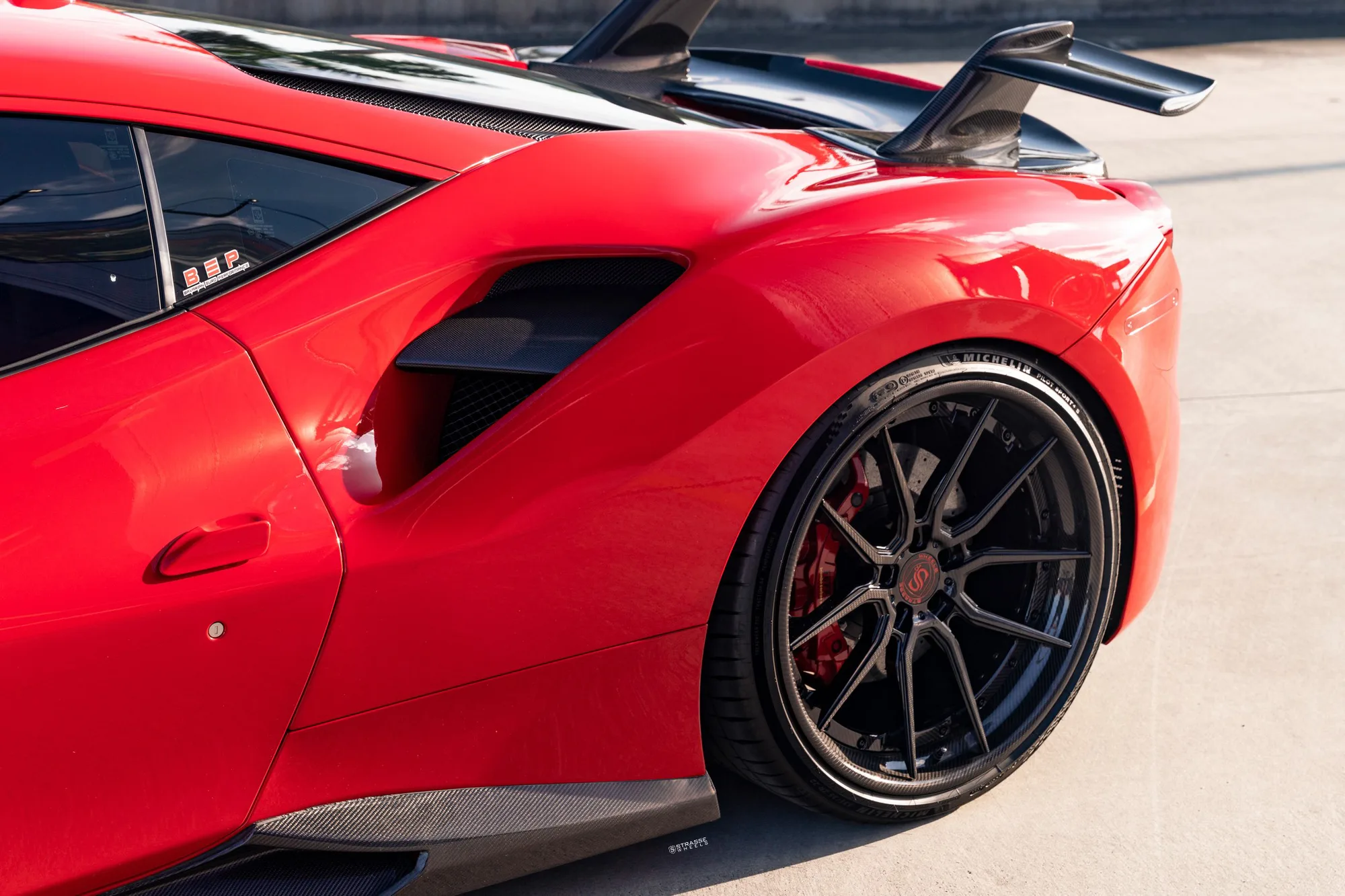 Strasse SV5 Deep Concave FS on Ferrari 488, photo 10