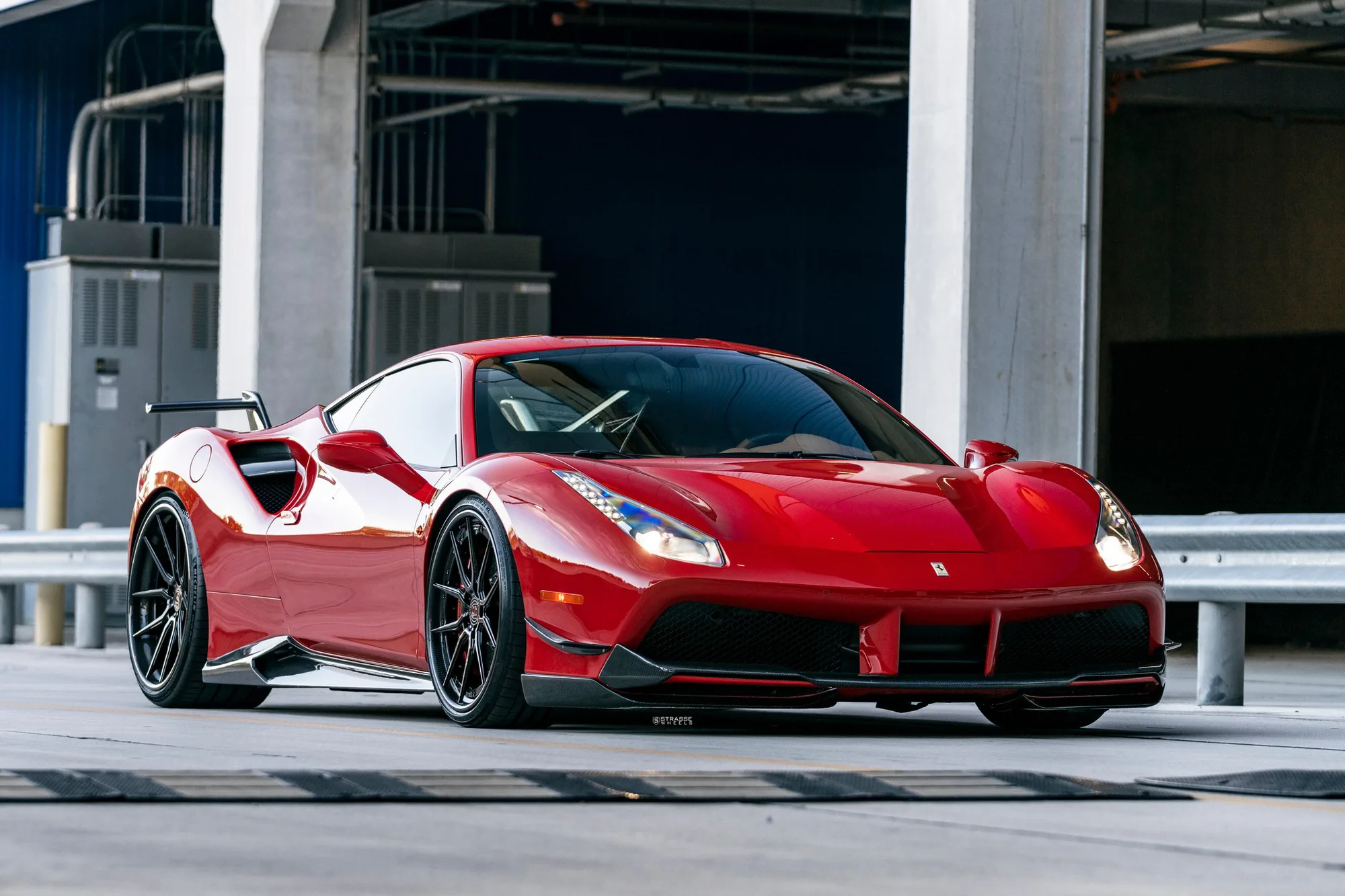 Strasse SV5 Deep Concave FS on Ferrari 488, photo 3