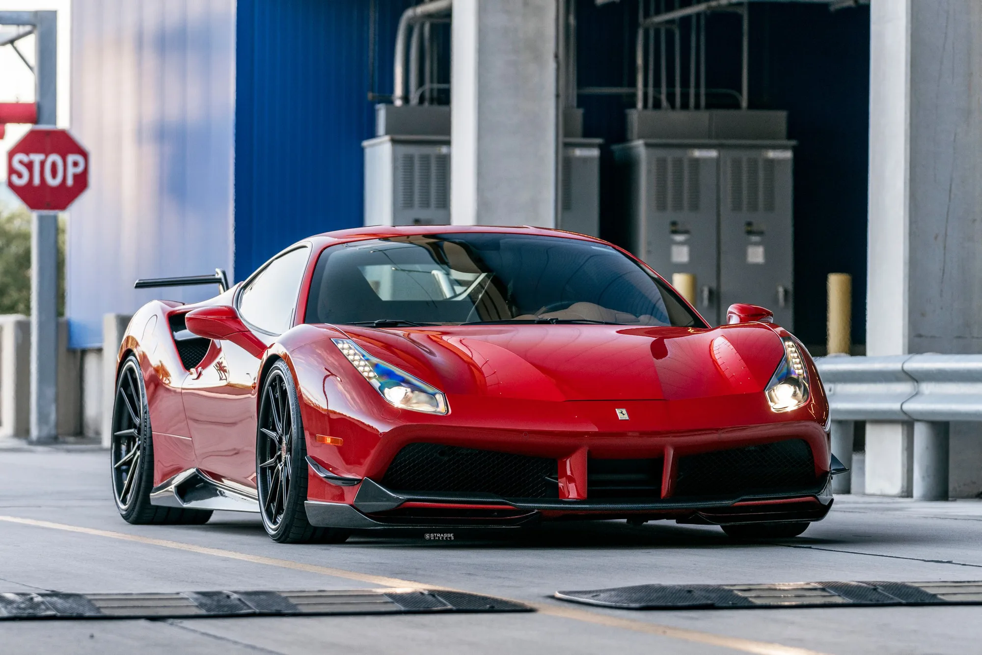 Strasse SV5 Deep Concave FS on Ferrari 488, photo 7