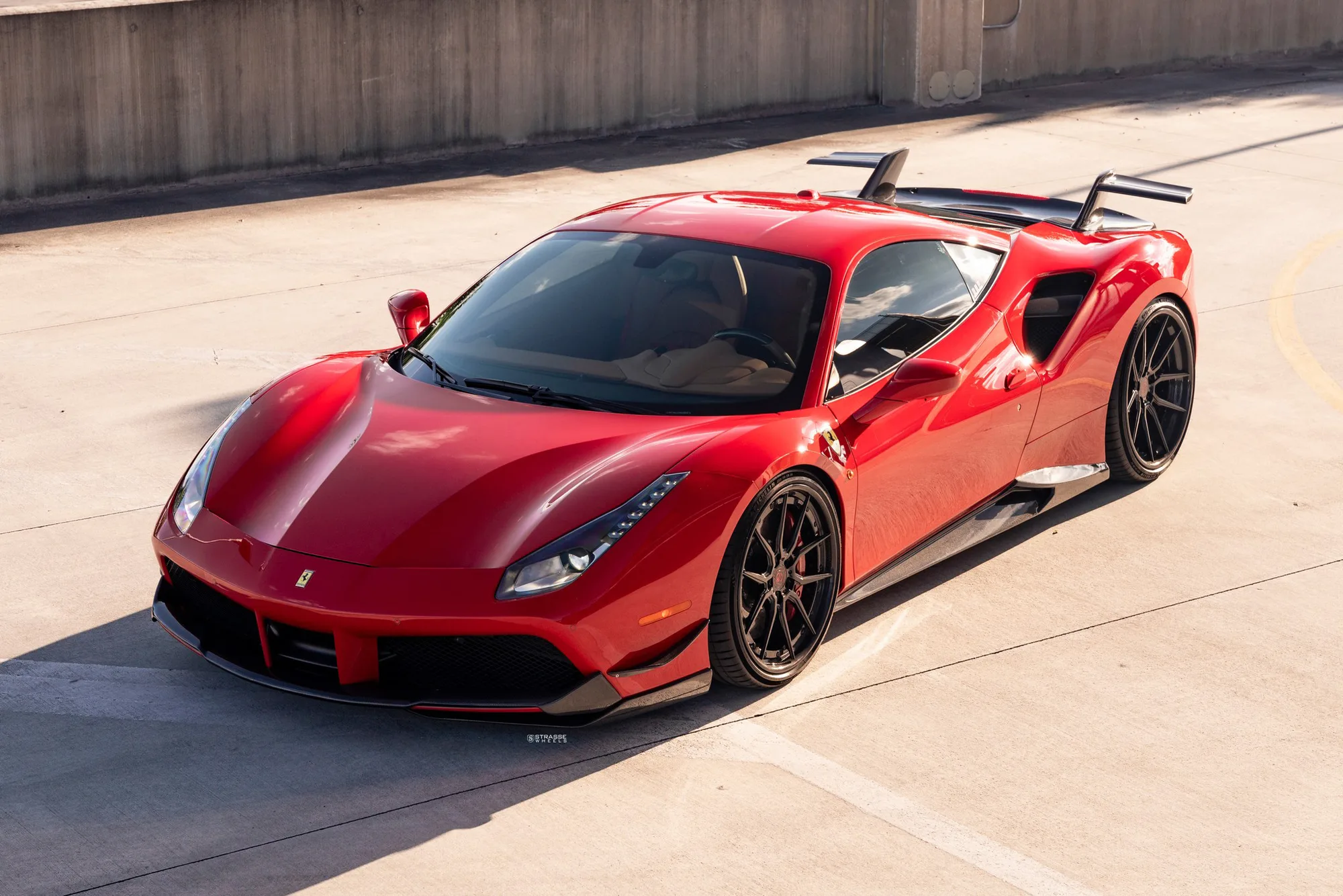Strasse SV5 Deep Concave FS on Ferrari 488, photo 2