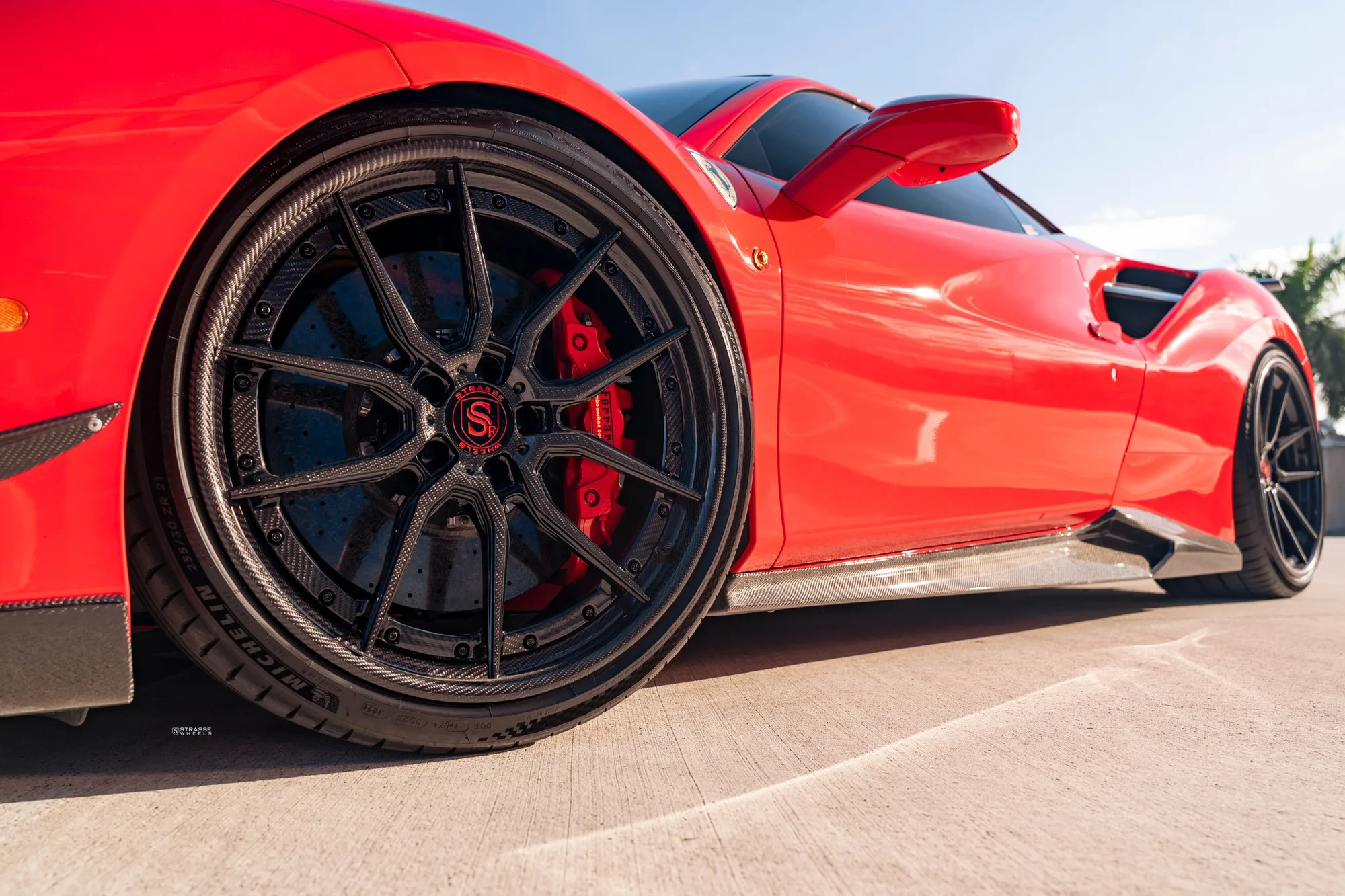 Strasse SV5 Deep Concave FS on Ferrari 488, photo 4