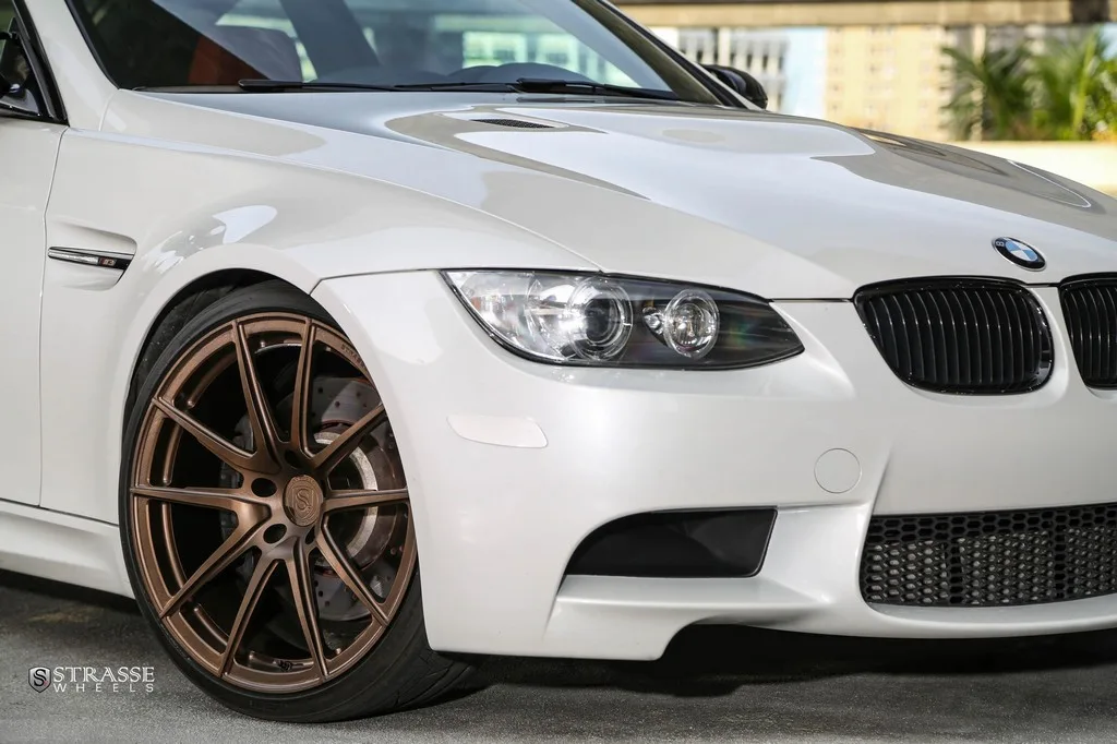 Strasse SV5 Deep Concave Monoblock on BMW M3 E92.1, photo 6
