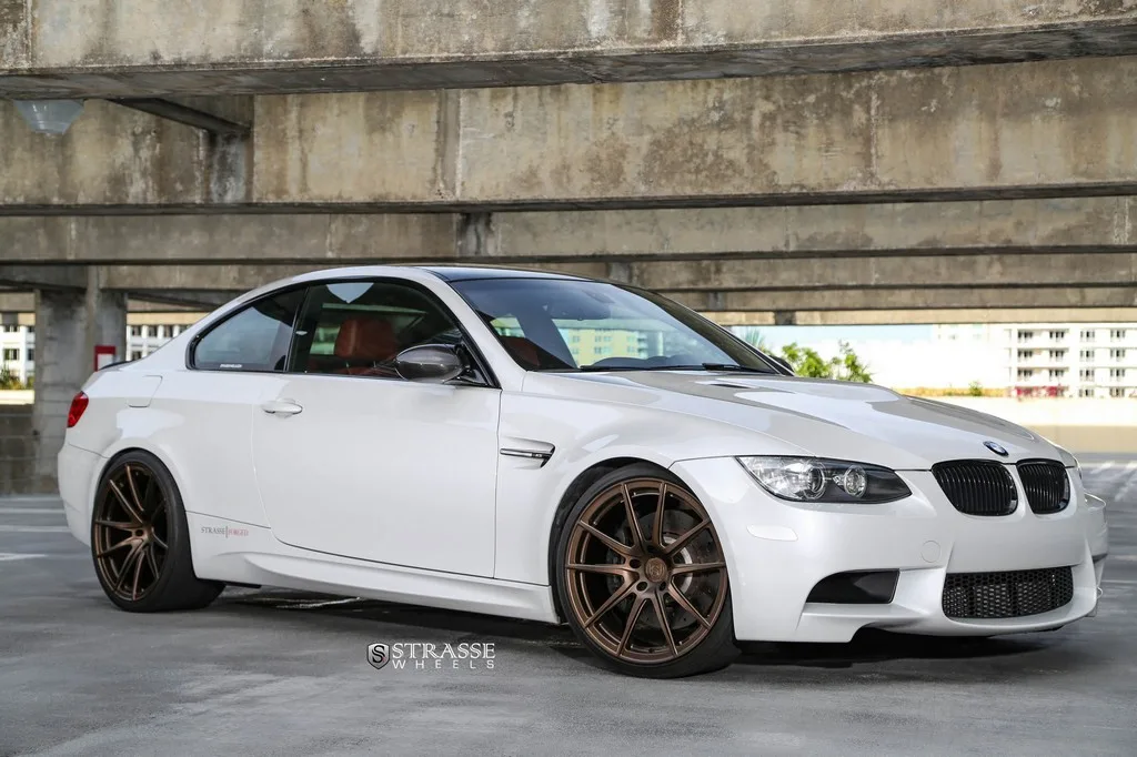 Strasse SV5 Deep Concave Monoblock on BMW M3 E92.1, photo 4