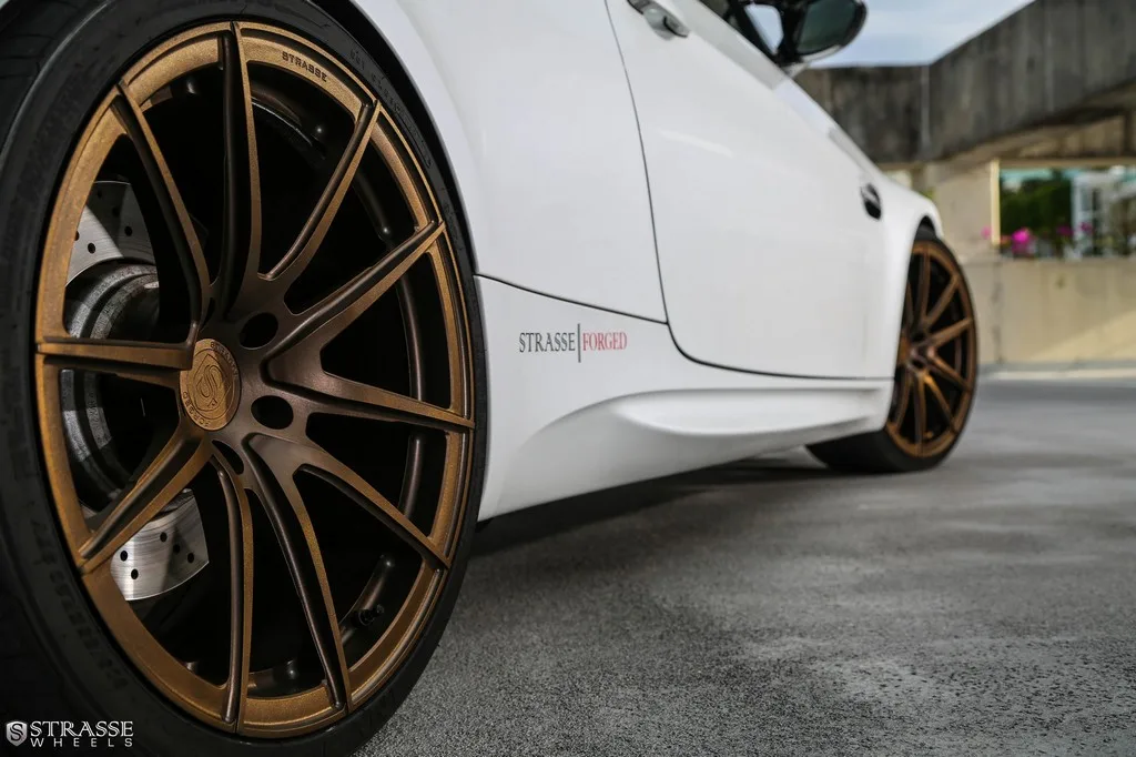 Strasse SV5 Deep Concave Monoblock on BMW M3 E92.1, photo 11