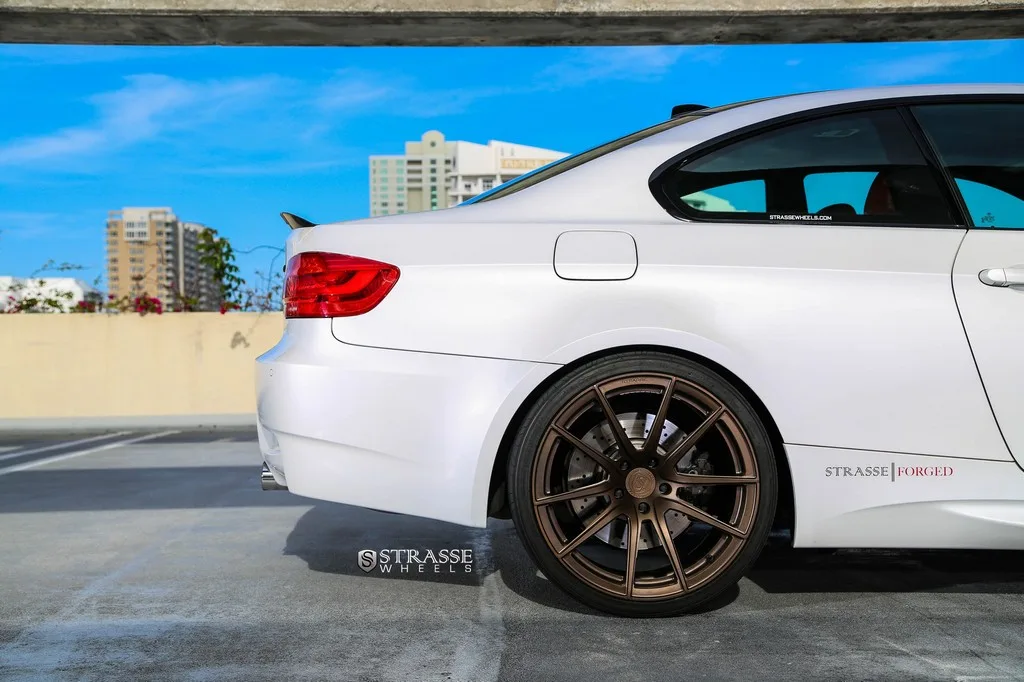 Strasse SV5 Deep Concave Monoblock on BMW M3 E92.1, photo 12