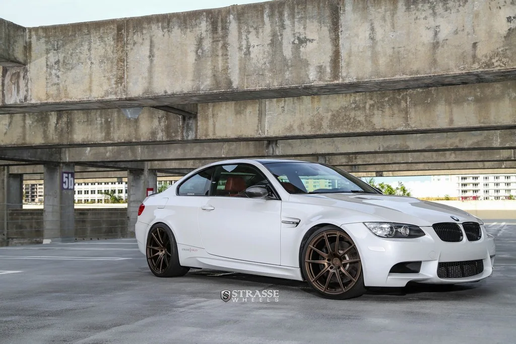 Strasse SV5 Deep Concave Monoblock on BMW M3 E92.1, photo 2