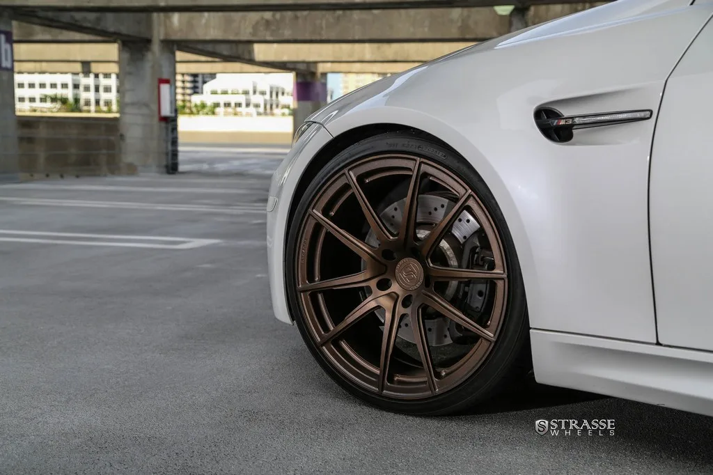 Strasse SV5 Deep Concave Monoblock on BMW M3 E92.1, photo 5