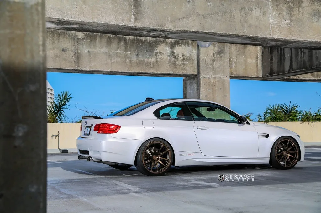 Strasse SV5 Deep Concave Monoblock on BMW M3 E92.1, photo 9