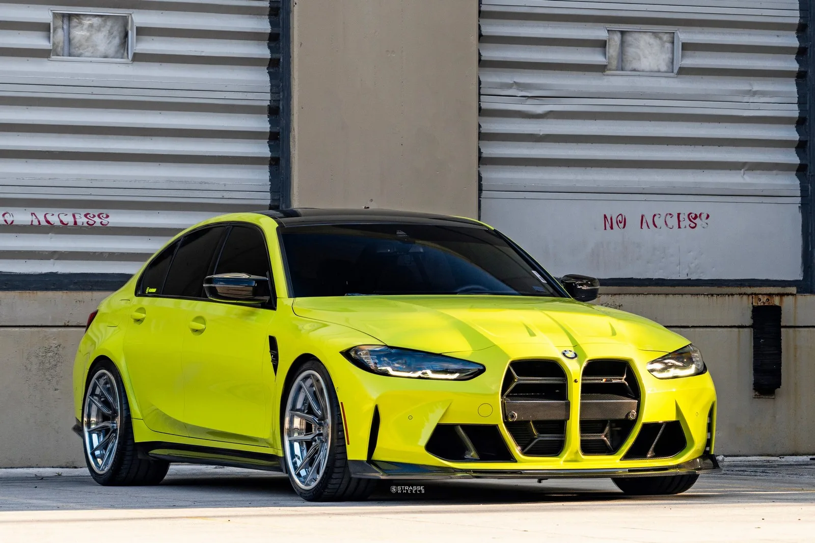 Strasse SV5-RS Deep Concave FS on BMW M3 G80.1, photo 6