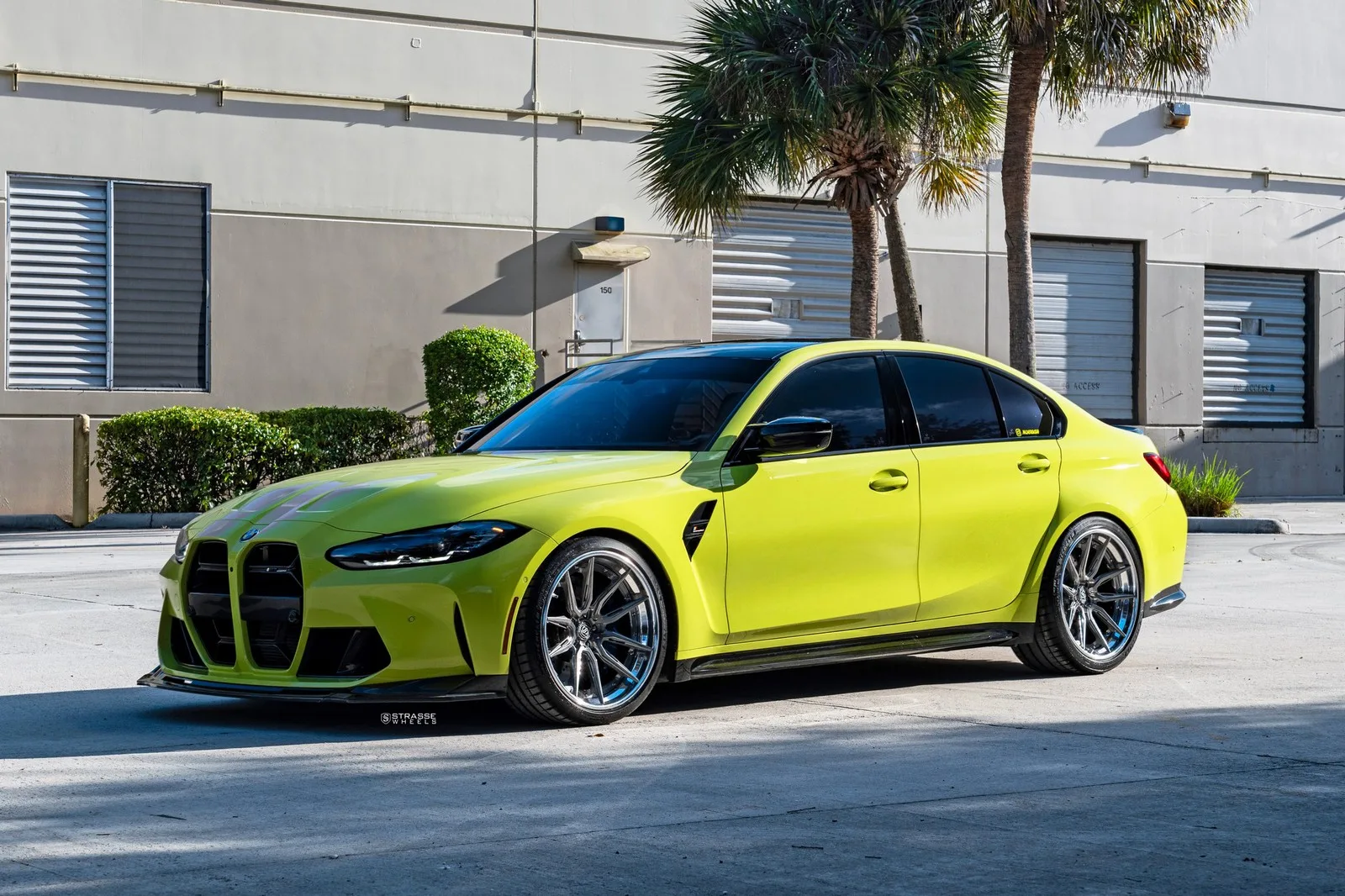 Strasse SV5-RS Deep Concave FS on BMW M3 G80.1, photo 3