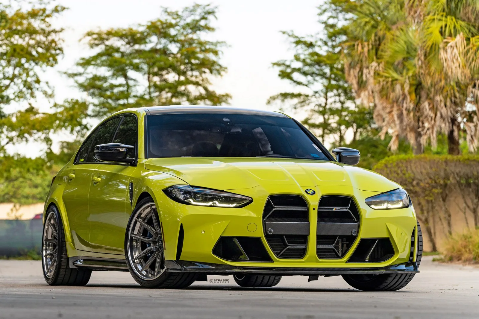 Strasse SV5-RS Deep Concave FS on BMW M3 G80.1, photo 8