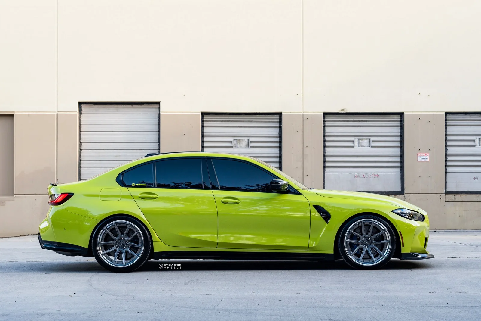 Strasse SV5-RS Deep Concave FS on BMW M3 G80.1, photo 10
