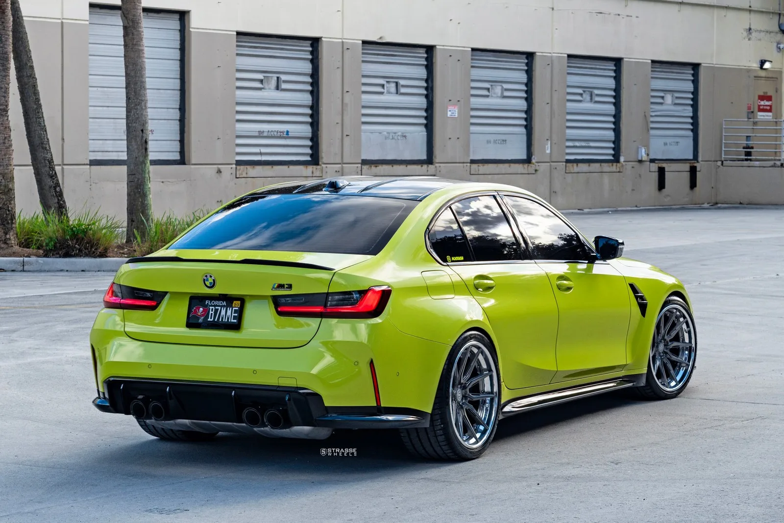 Strasse SV5-RS Deep Concave FS on BMW M3 G80.1, photo 9