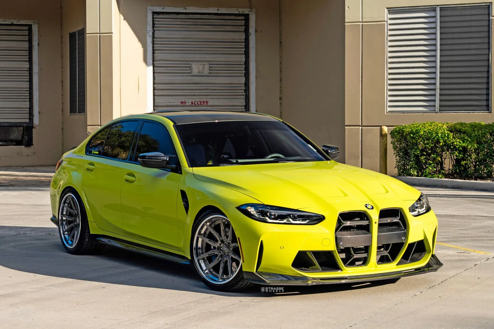 Strasse SV5-RS Deep Concave FS on BMW M3 G80.1, photo 11