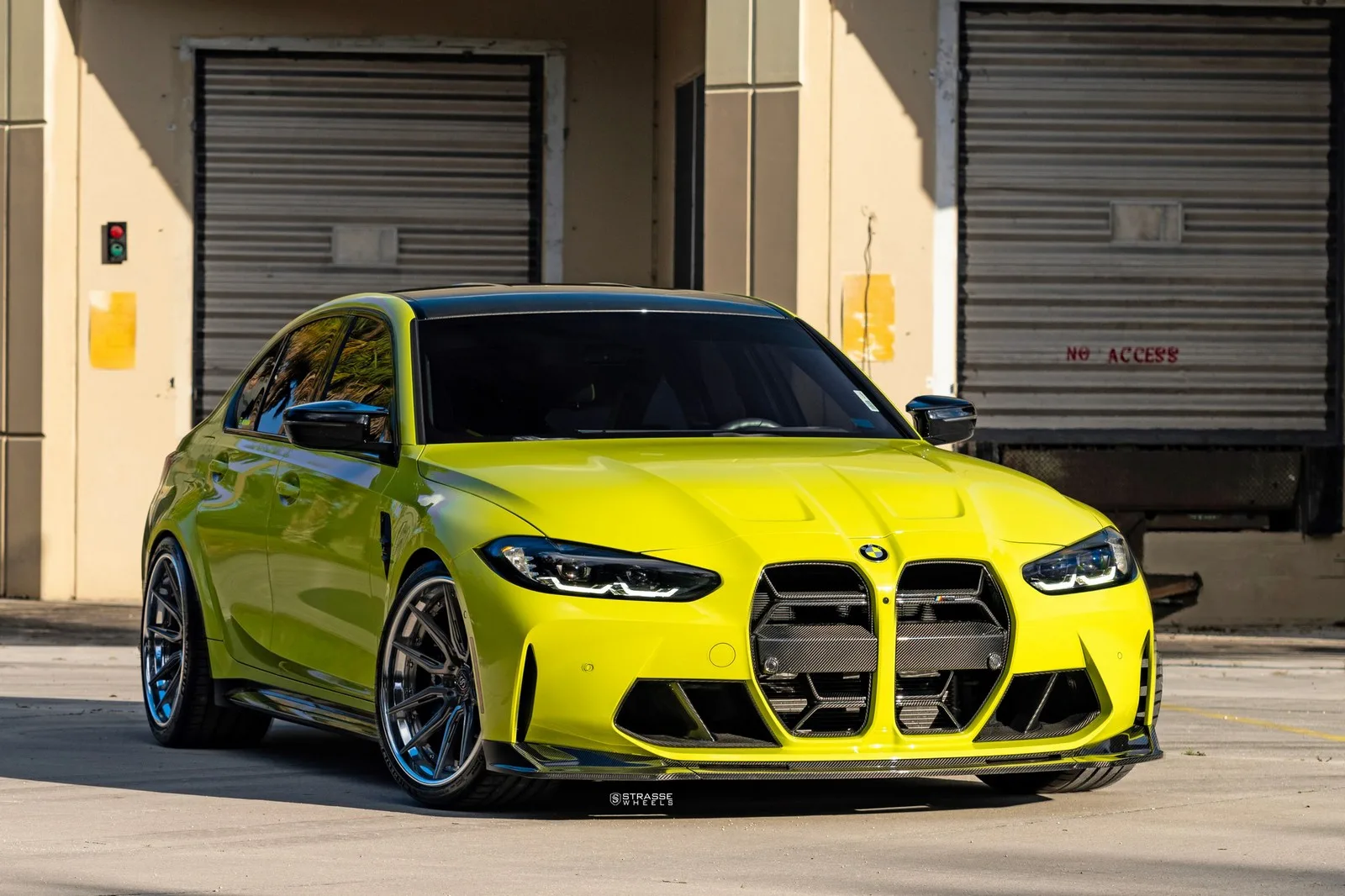Strasse SV5-RS Deep Concave FS on BMW M3 G80.1, photo 5