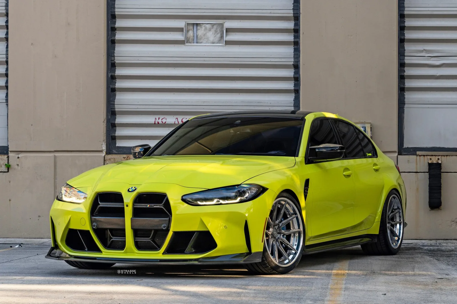 Strasse SV5-RS Deep Concave FS on BMW M3 G80.1, photo 7