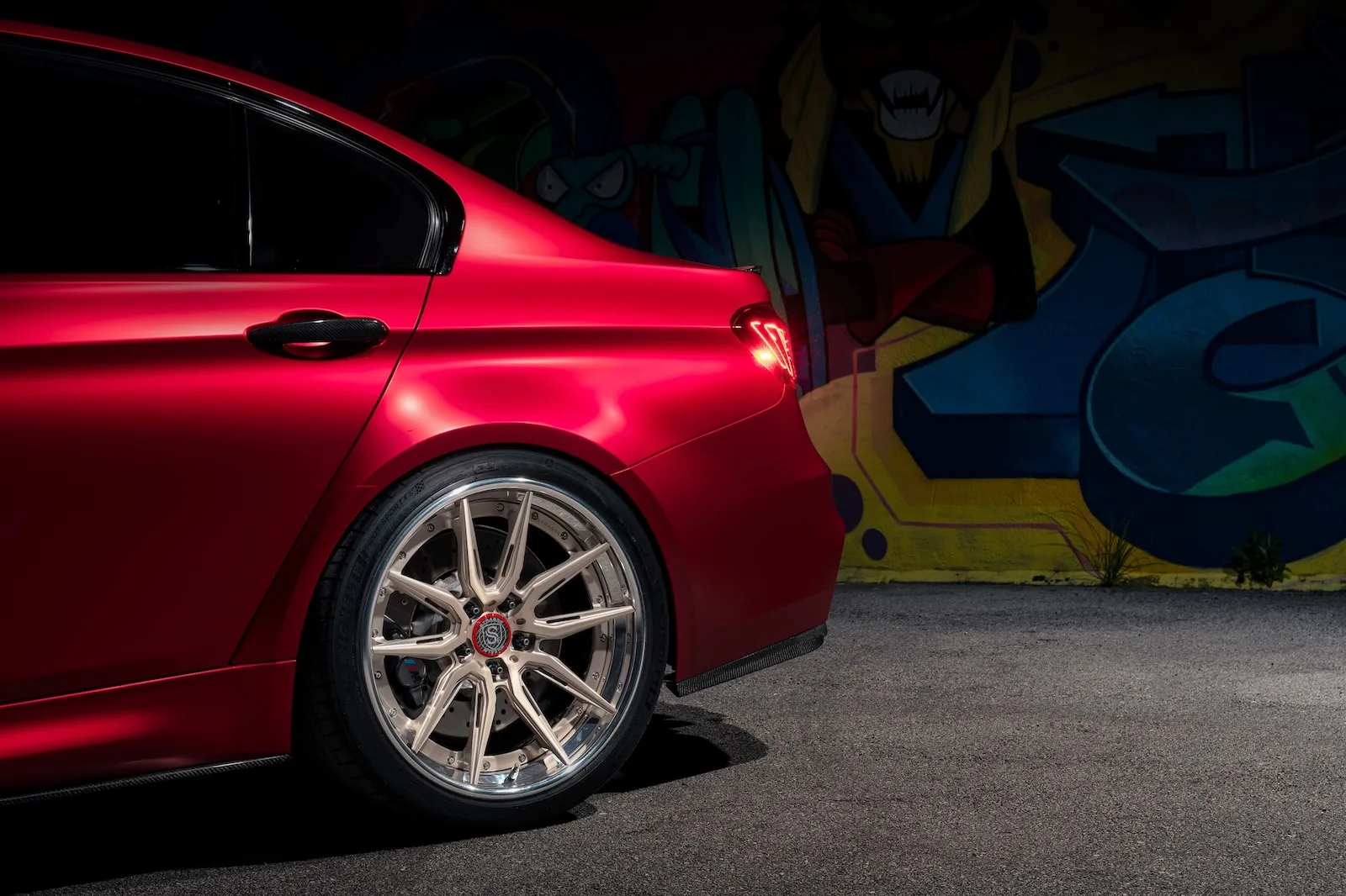 Strasse SV5-RS Deep Concave FS on BMW M3 F80.1, photo 5