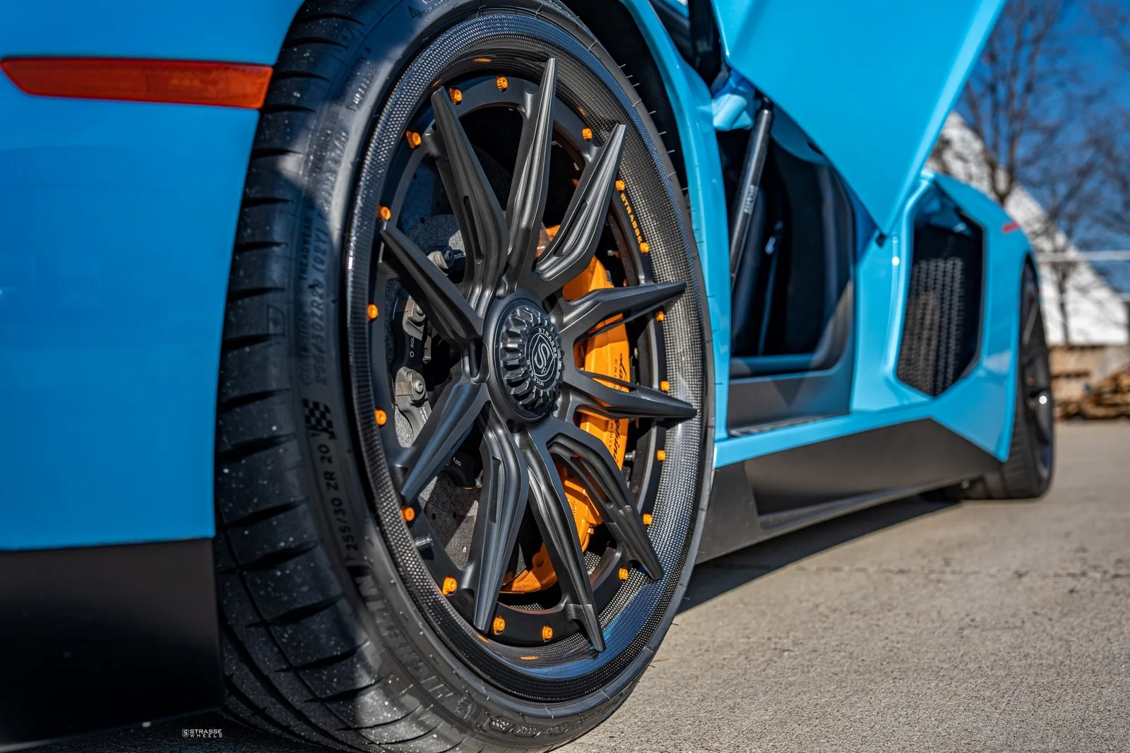 Strasse SV5-RS Ultralight Carbon Fiber on Lamborghini Aventador First Gen.1, photo 11