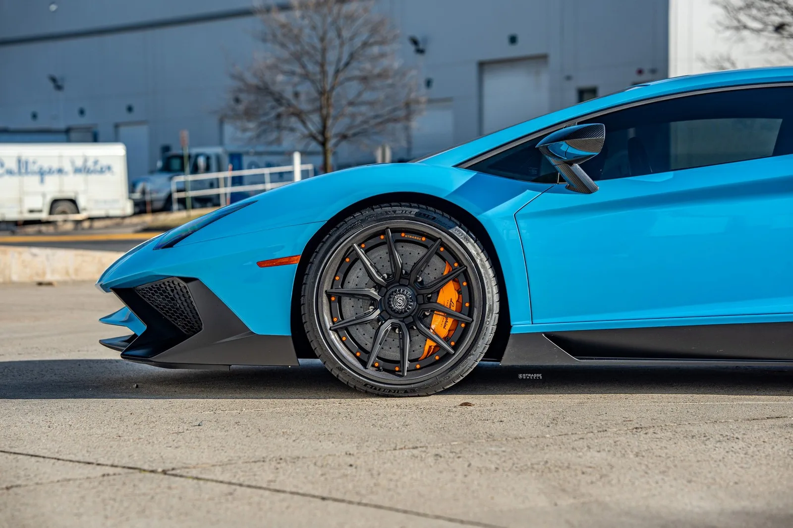 Strasse SV5-RS Ultralight Carbon Fiber on Lamborghini Aventador First Gen.1, photo 12