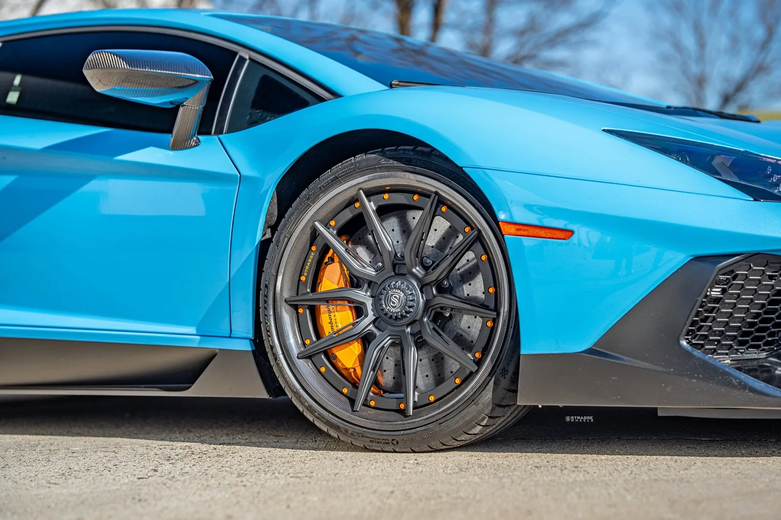 Strasse SV5-RS Ultralight Carbon Fiber on Lamborghini Aventador First Gen.1, photo 3