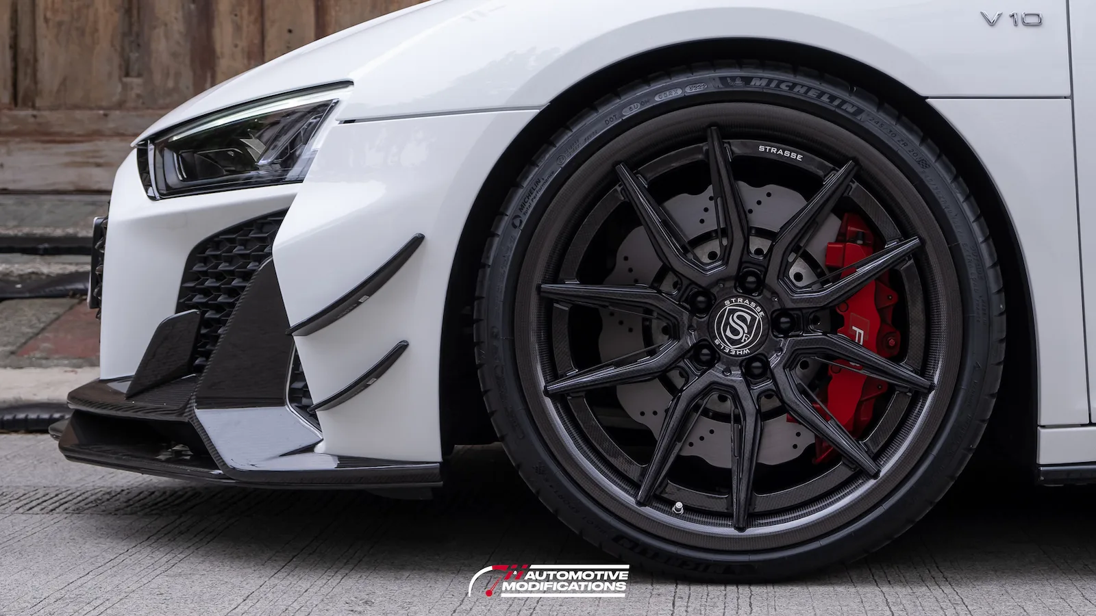 Strasse SV5-RS Ultralight Carbon on Audi R8 Type 4S.2, photo 4