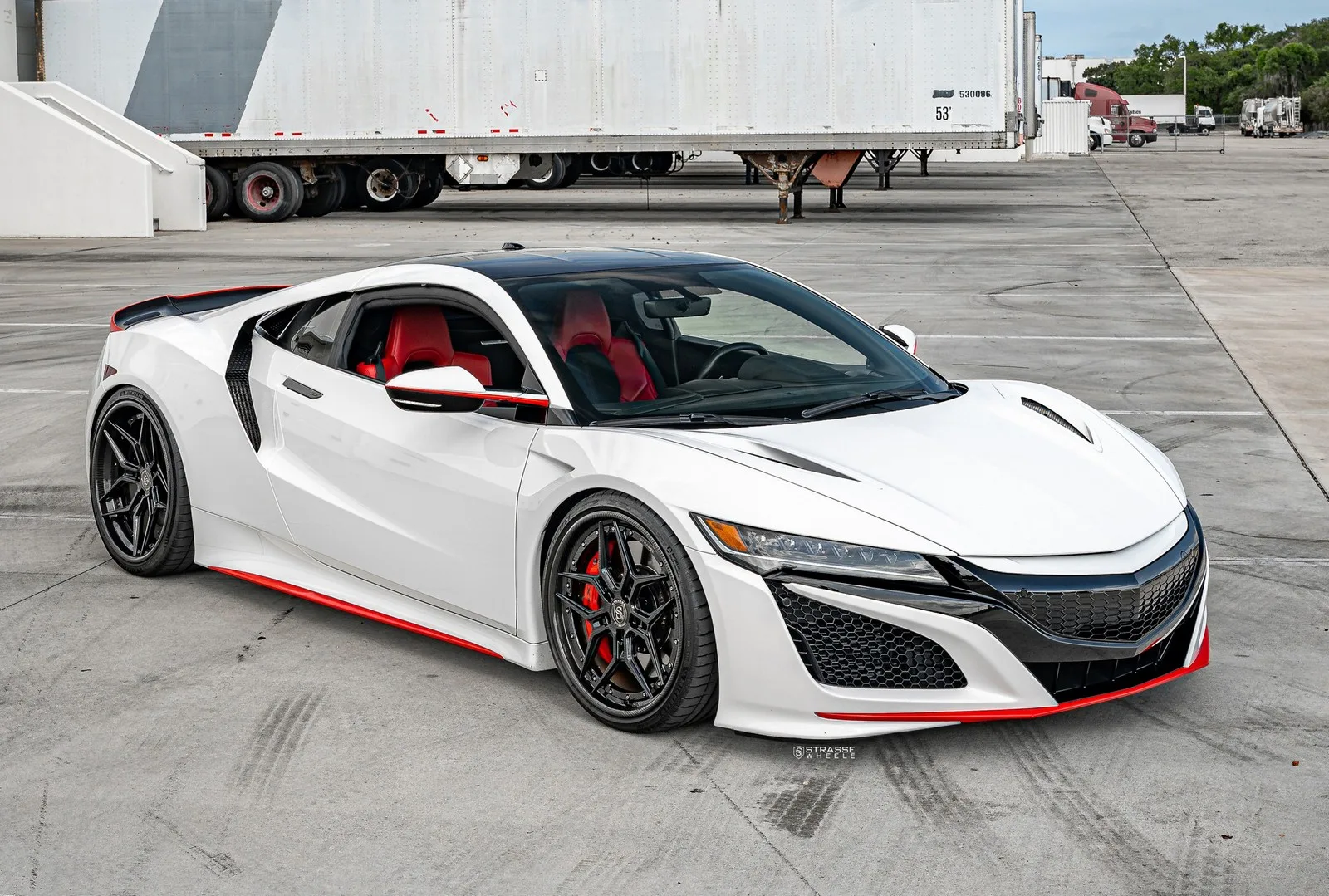 Strasse SV5R Deep Concave FS on Acura NSX II (NC1), photo 3