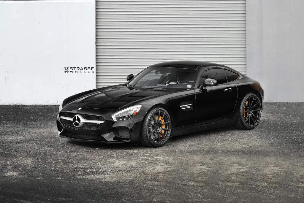 Strasse SV9 Deep Concave Monoblock on Mercedes-Benz AMG GT C190.1